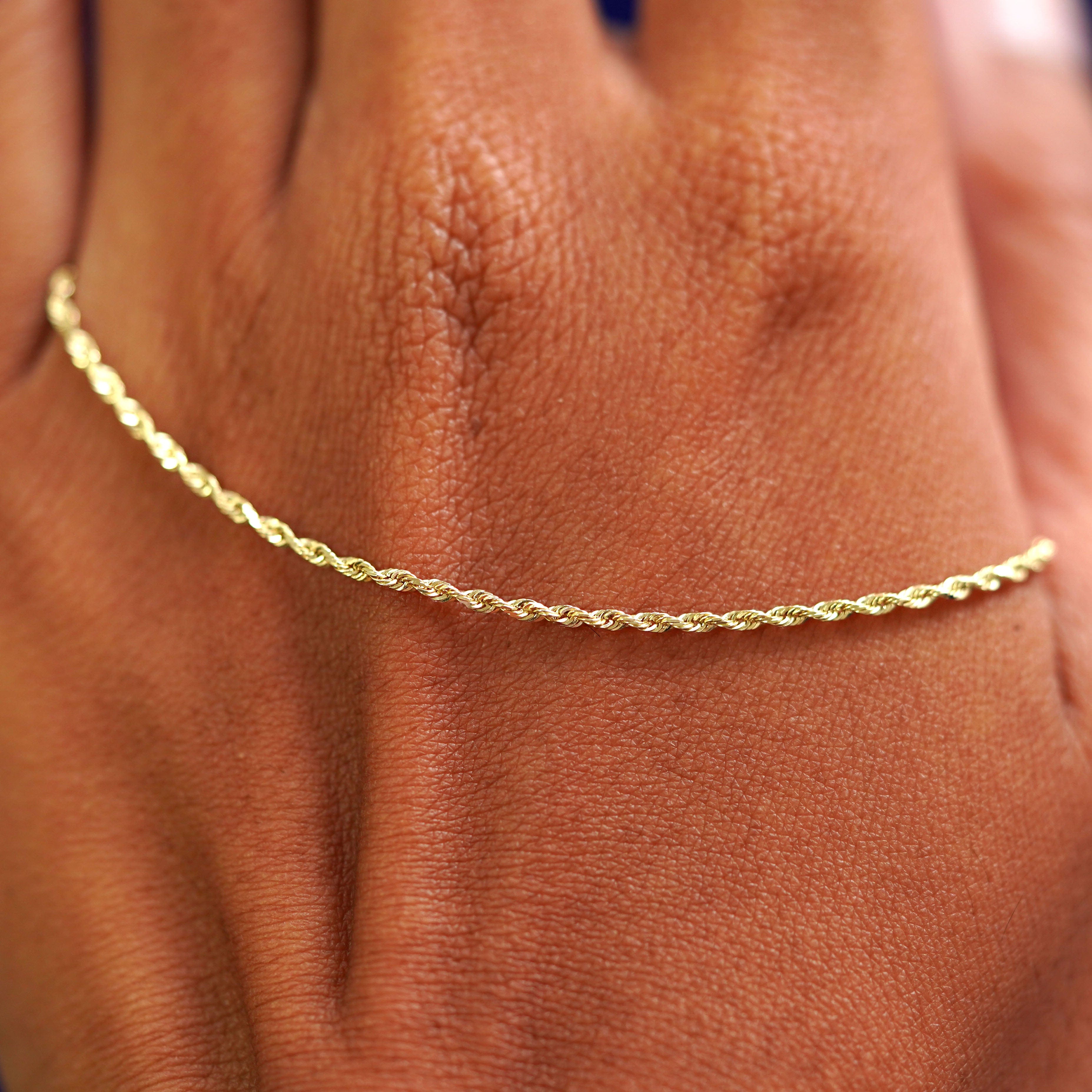 Automic Gold Studio Rope Anklet