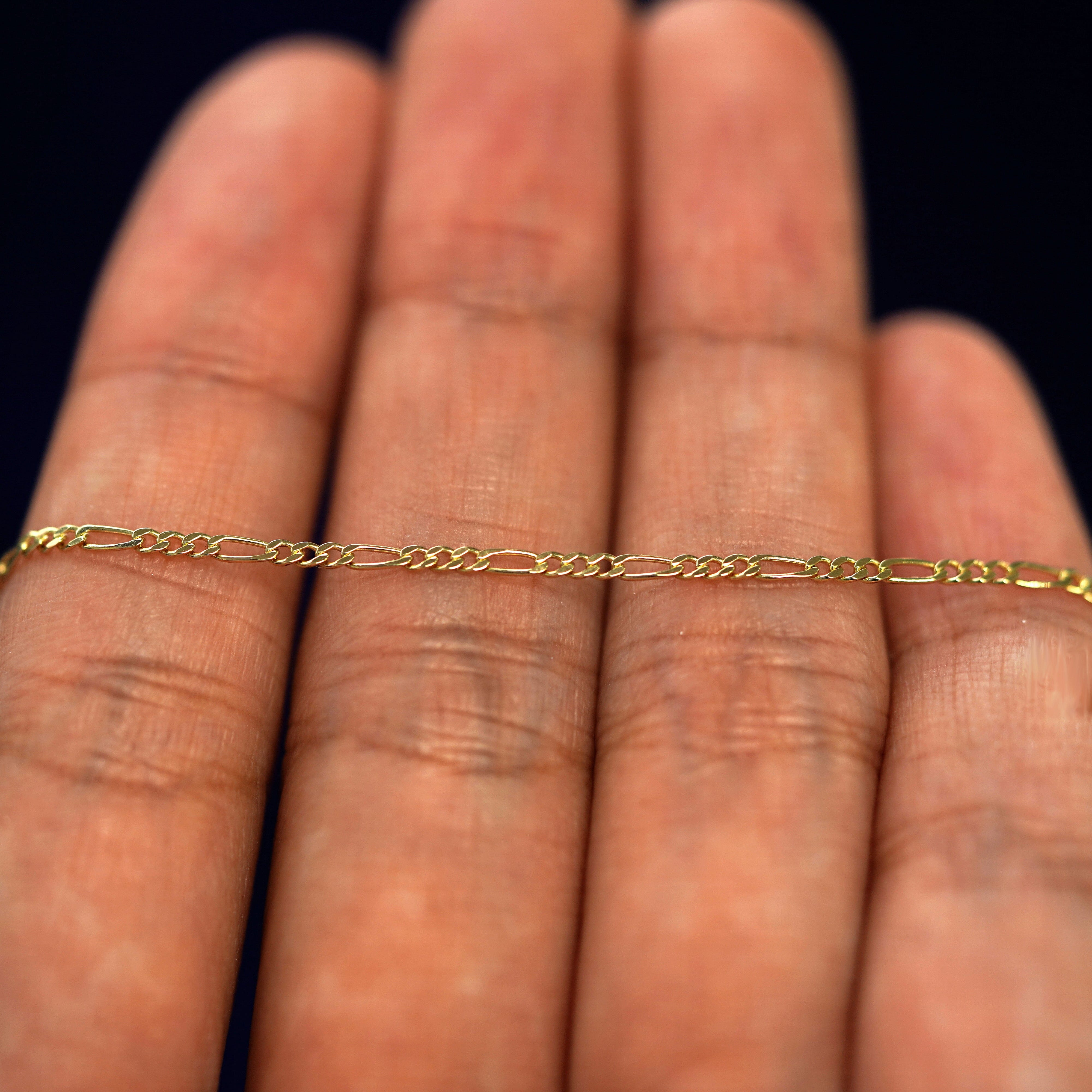 Automic Gold Studio Figaro Anklet