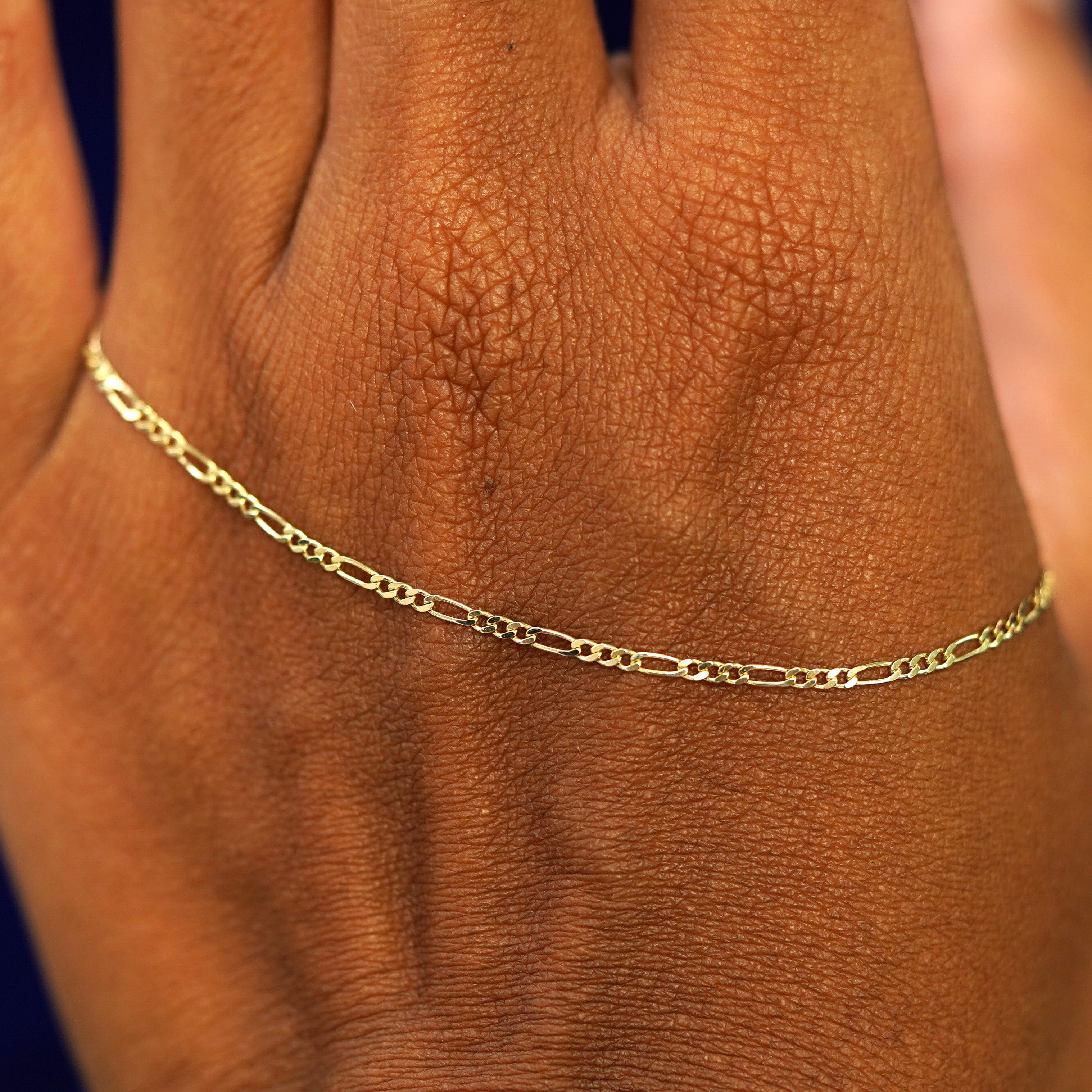 Automic Gold Studio Figaro Bracelet