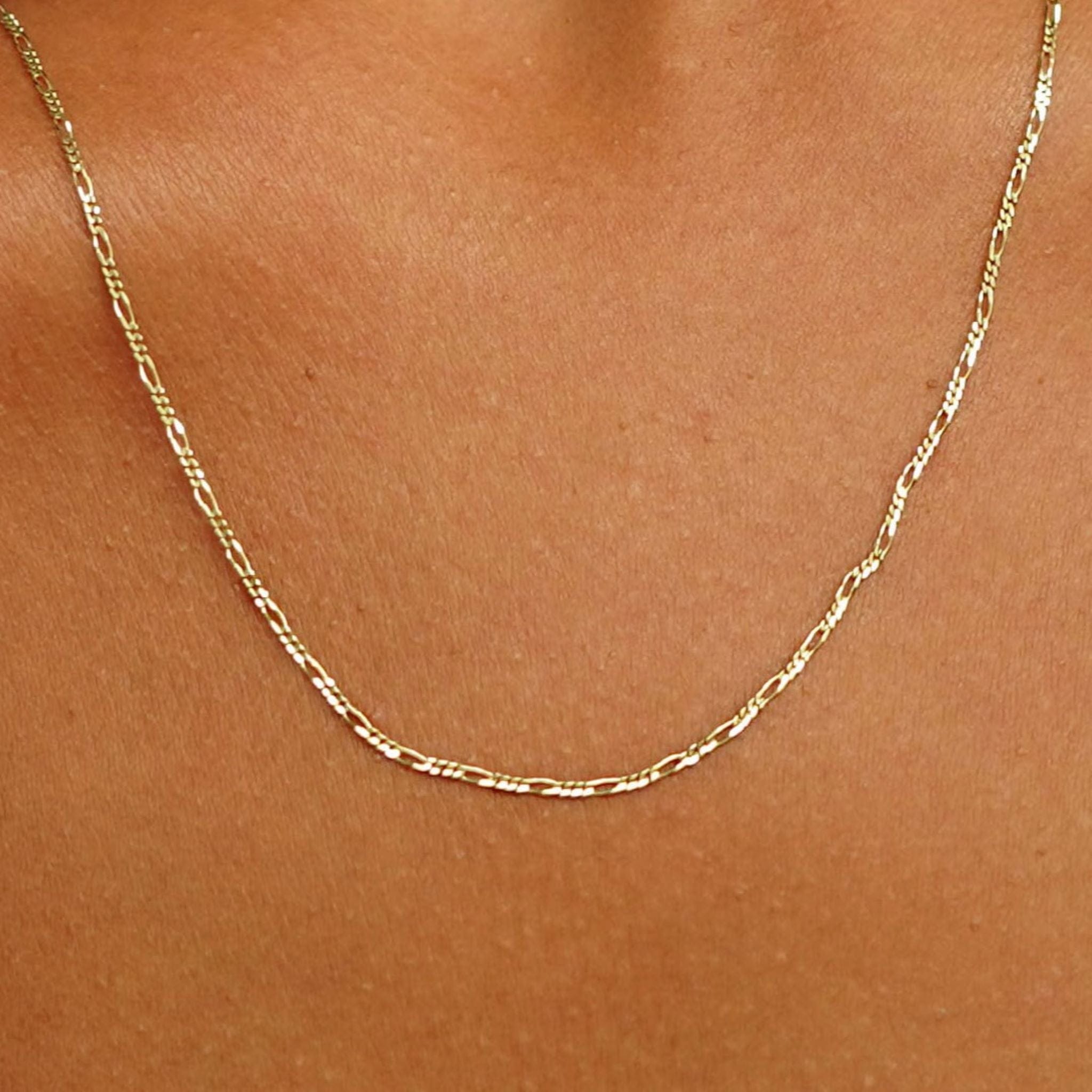 Automic Gold Studio Figaro Chain