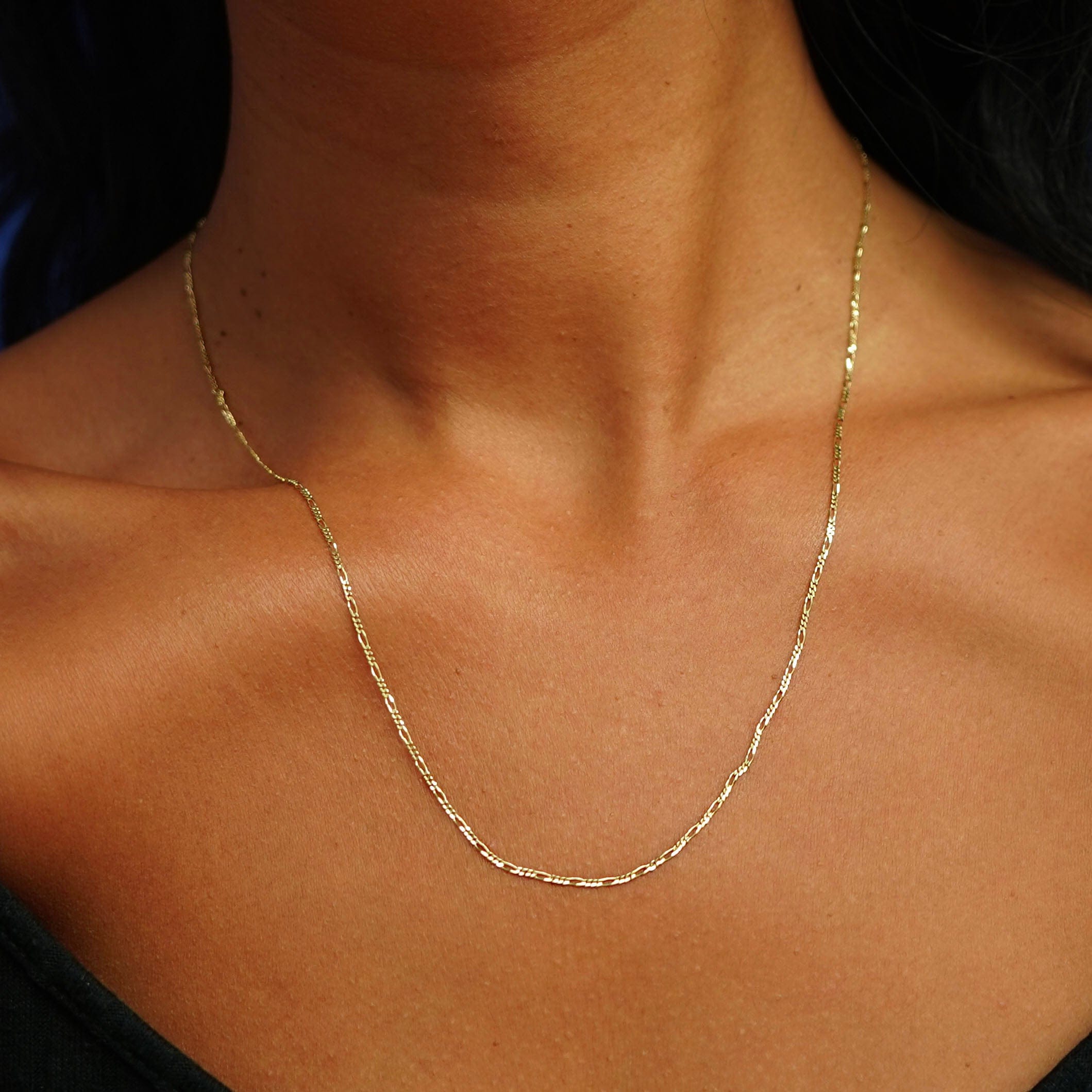 Automic Gold Studio Figaro Chain