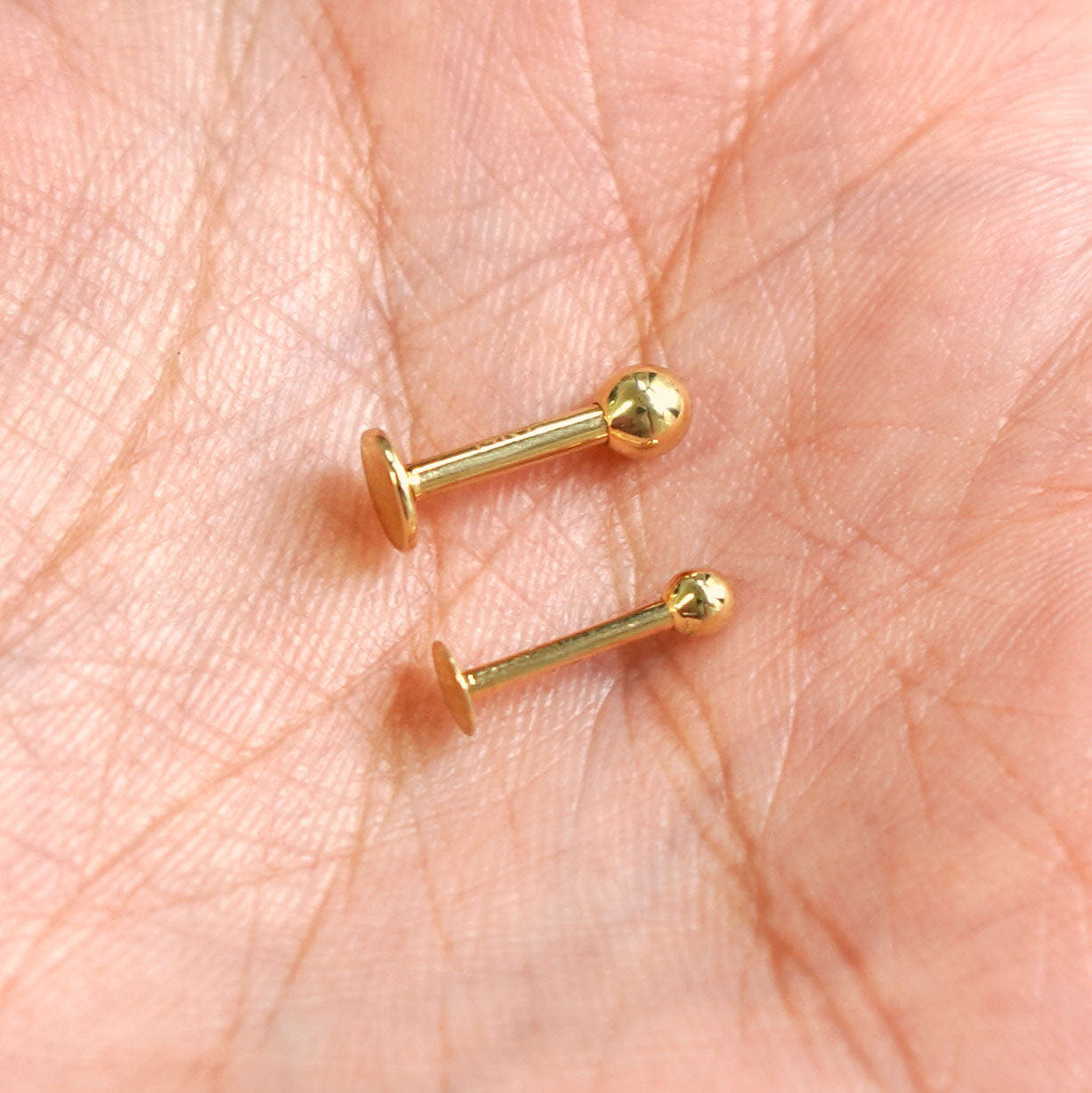 Automic Gold Studio Large Labret Piercing