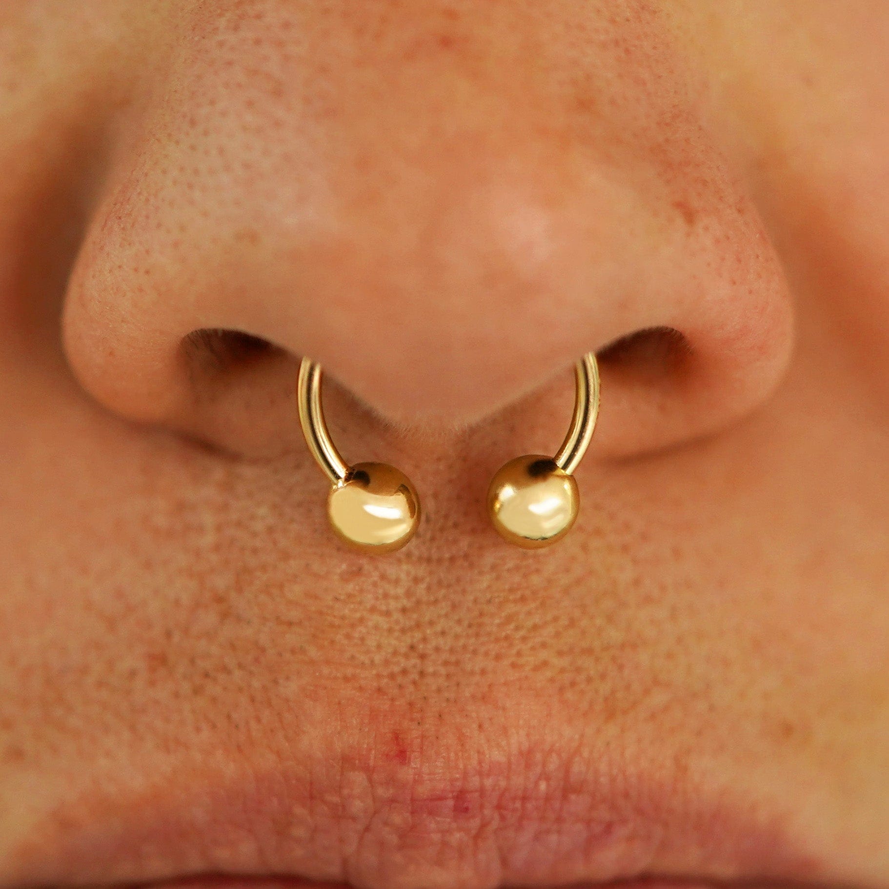 Automic Gold Studio Medium Horseshoe Piercing
