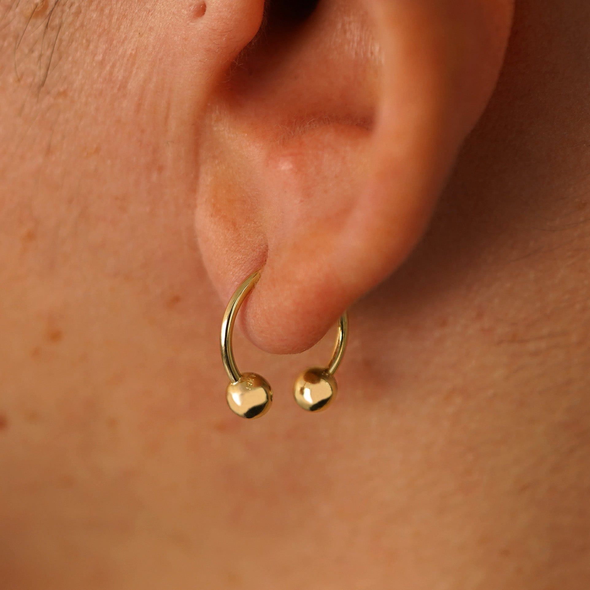 Automic Gold Studio Medium Horseshoe Piercing