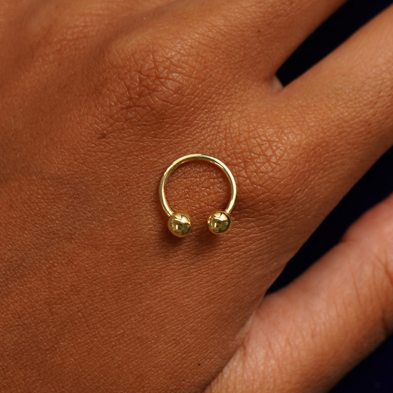 Automic Gold Studio Small Horseshoe Piercing
