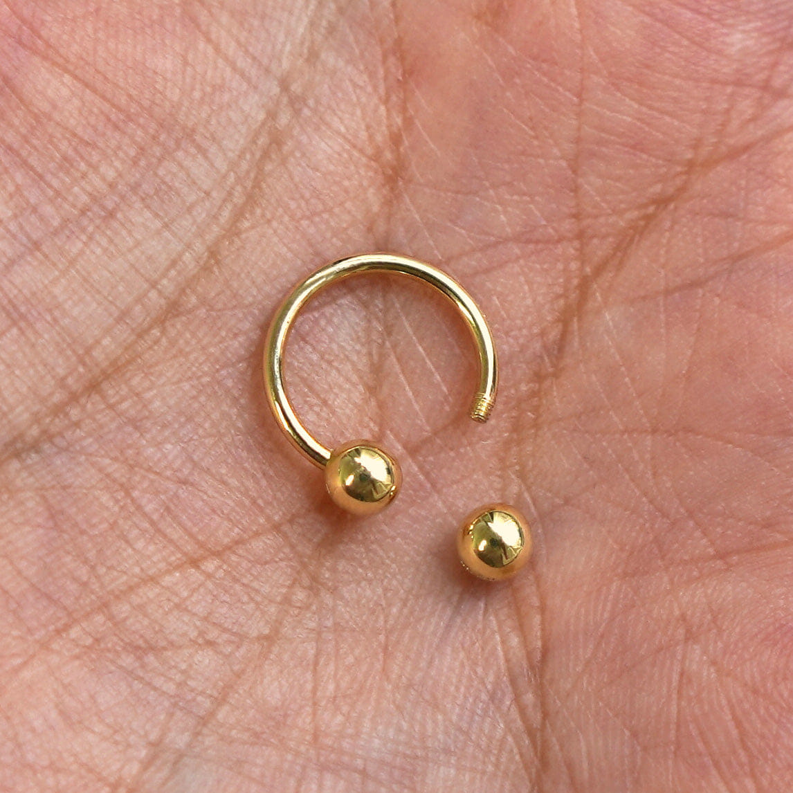 Automic Gold Studio Small Horseshoe Piercing