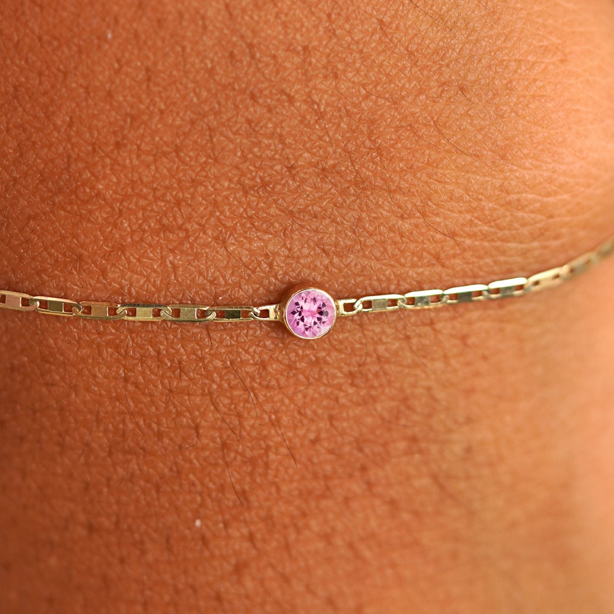 Automic Gold Studio Pink Sapphire Bracelet