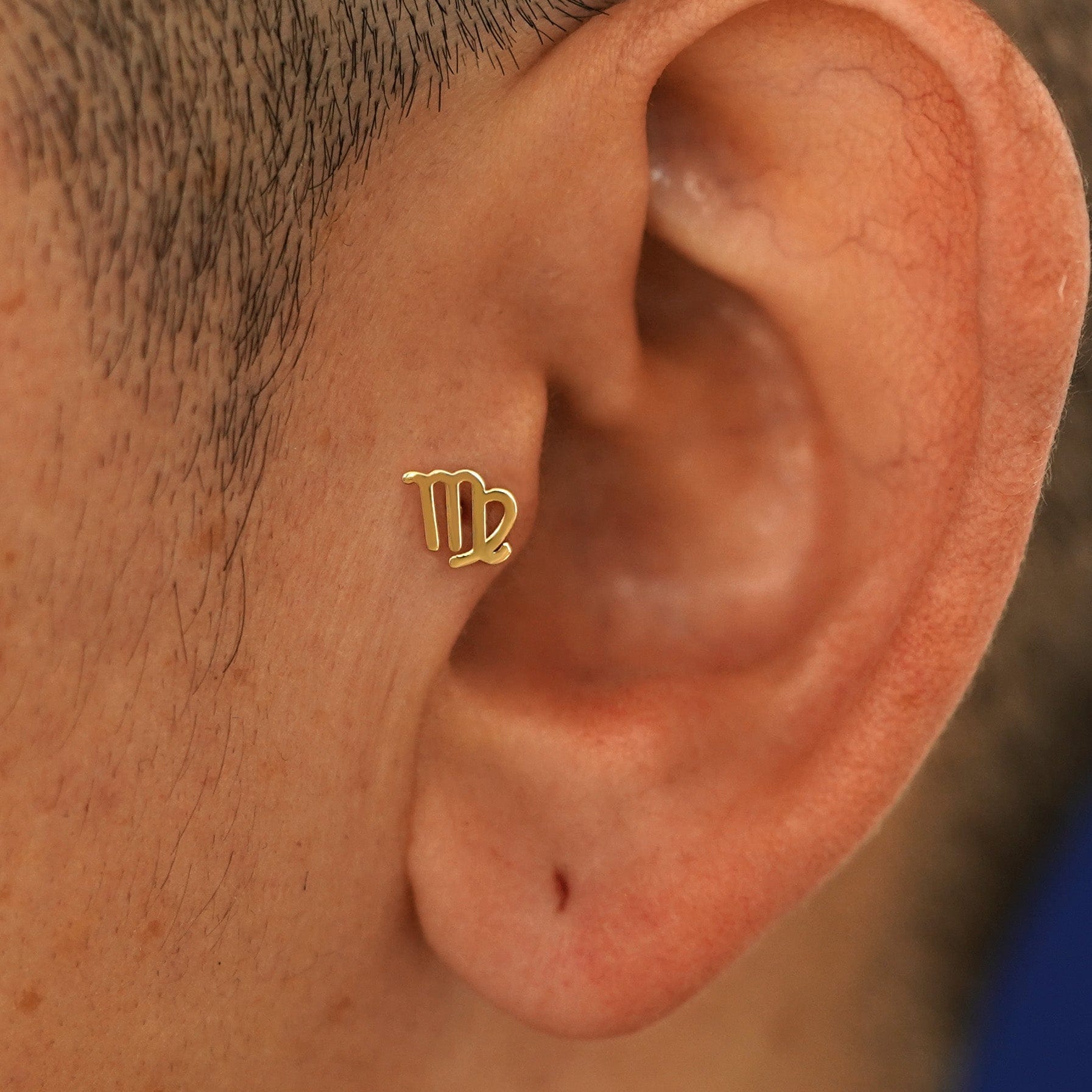 Automic Gold Studio Horoscope Flatback Piercing