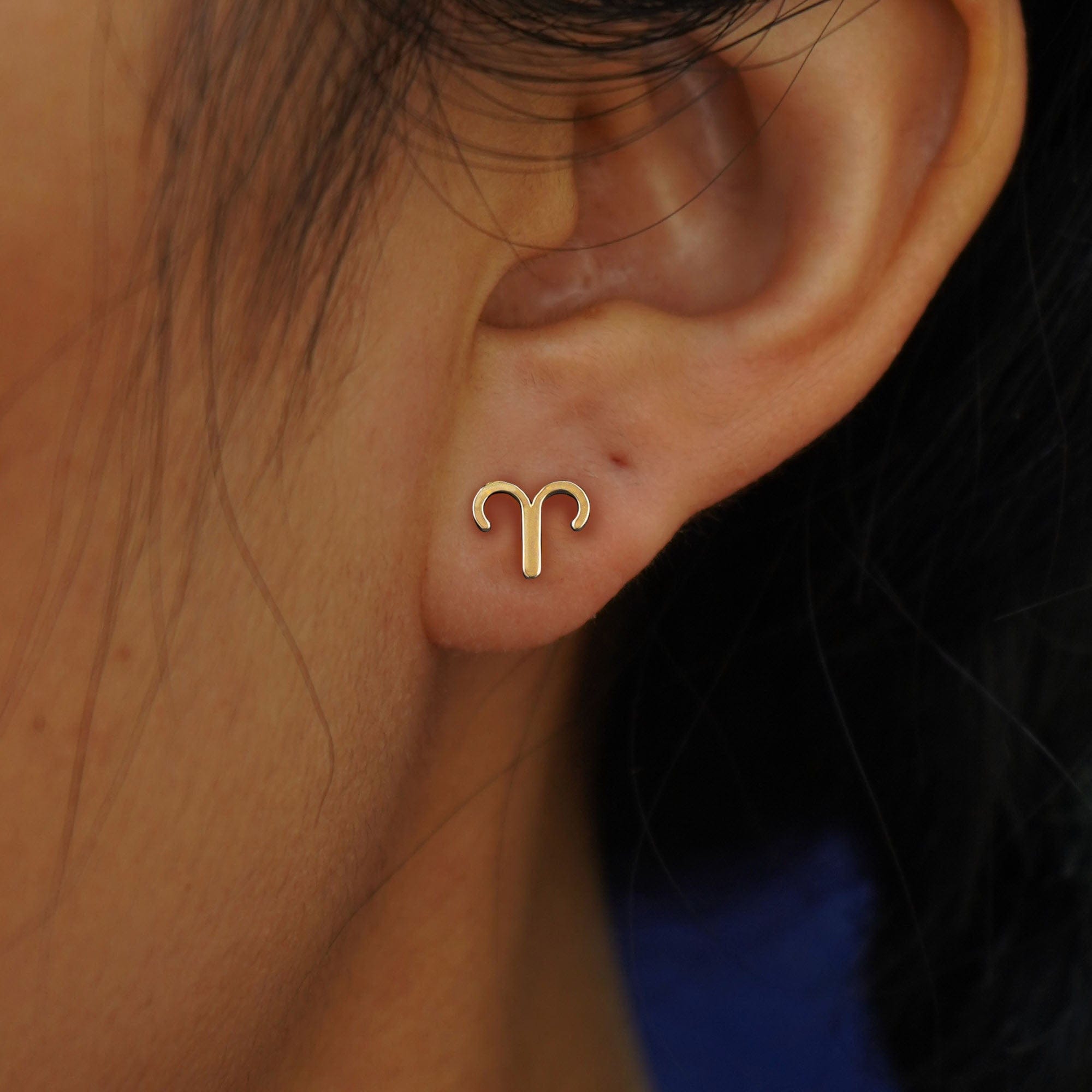 Automic Gold Studio Horoscope Flatback Piercing