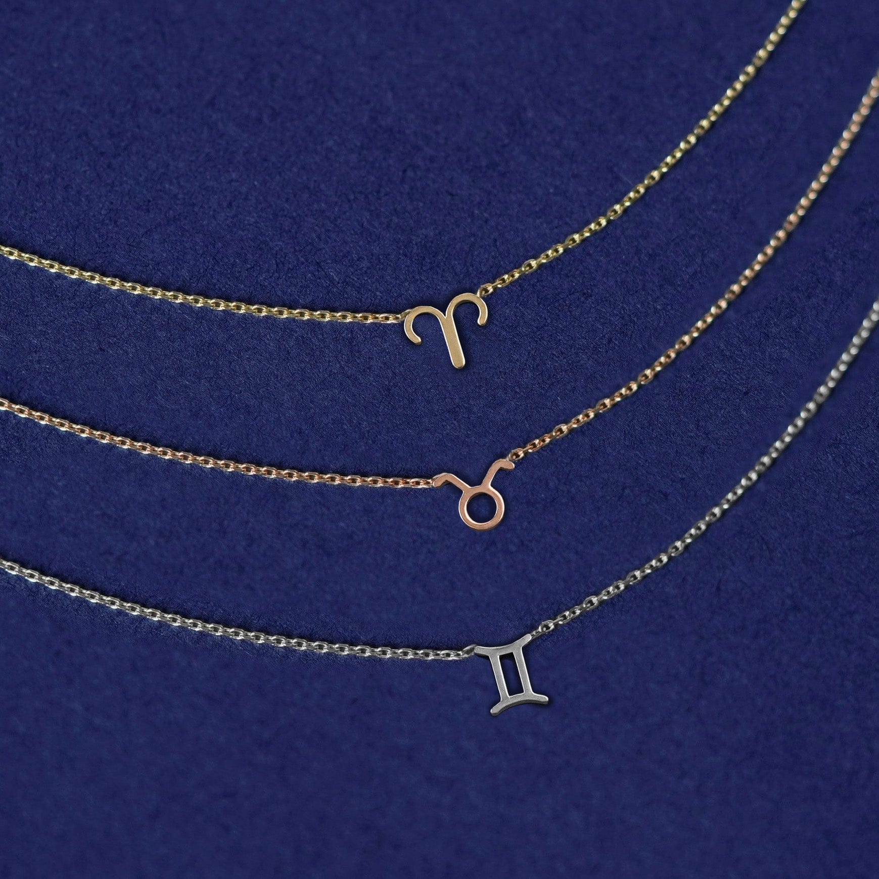 Automic Gold Studio Horoscope Necklace