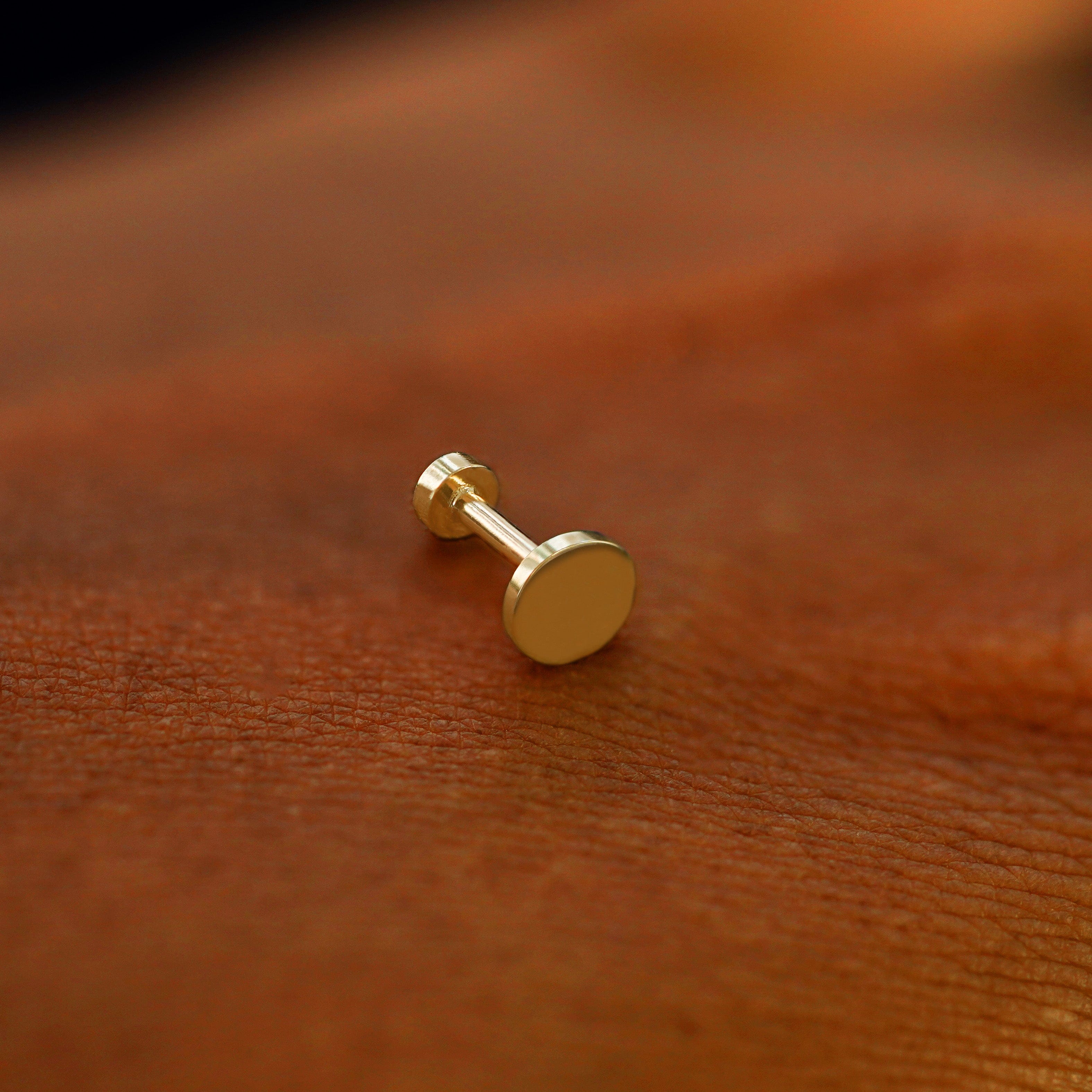 Automic Gold Studio Large Circle Flatback Piercing