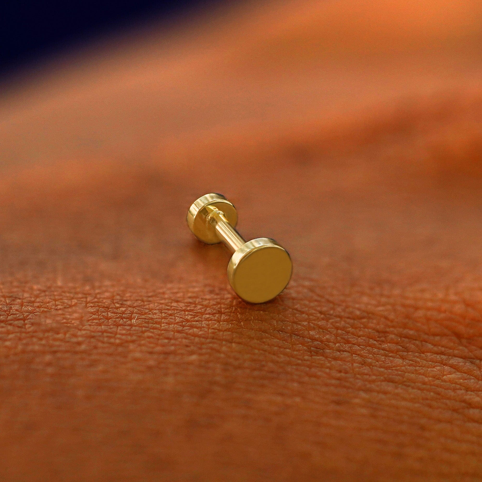 Automic Gold Studio Medium Circle Flatback Piercing