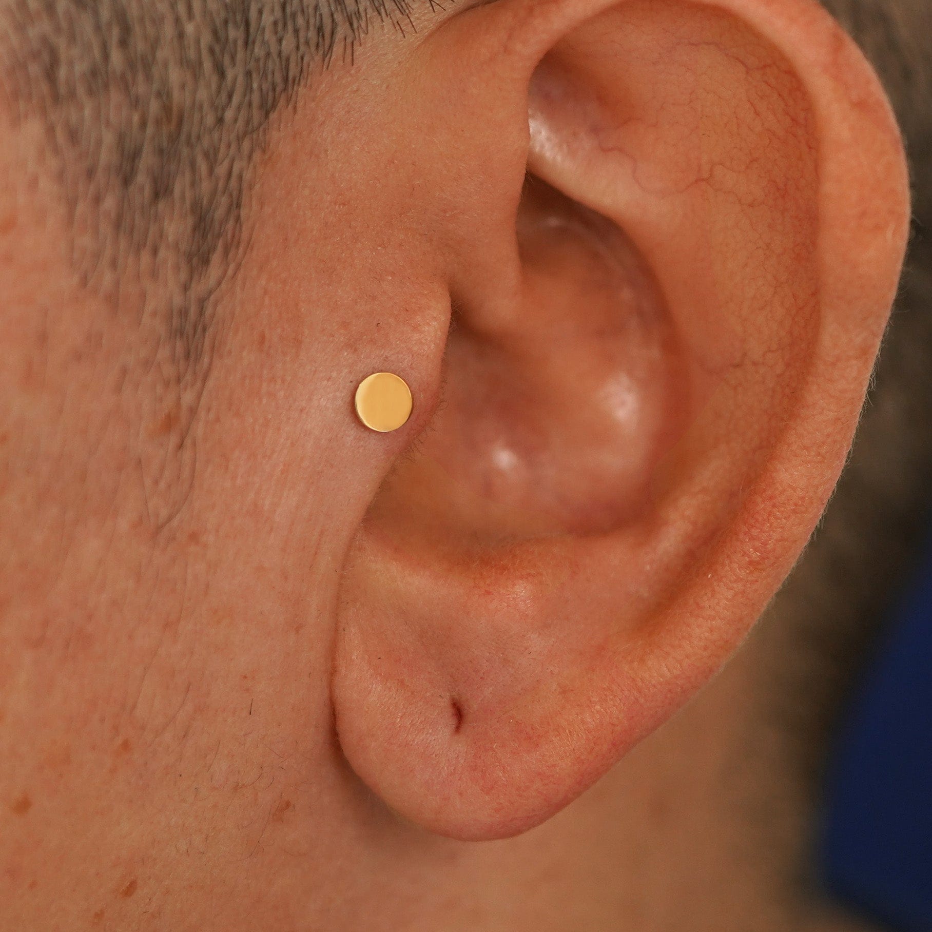 Automic Gold Studio Medium Circle Flatback Piercing