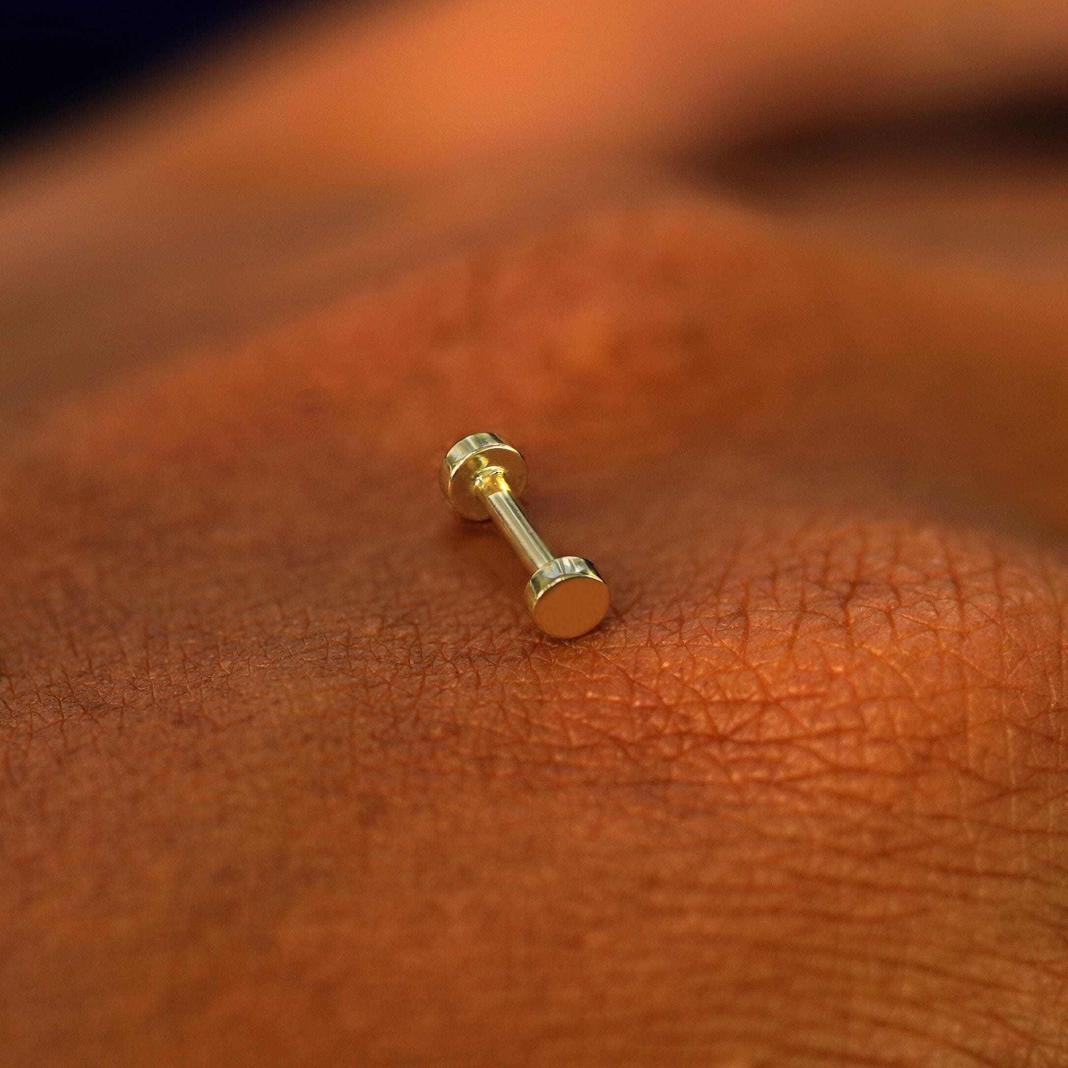Automic Gold Studio Small Circle Flatback Piercing