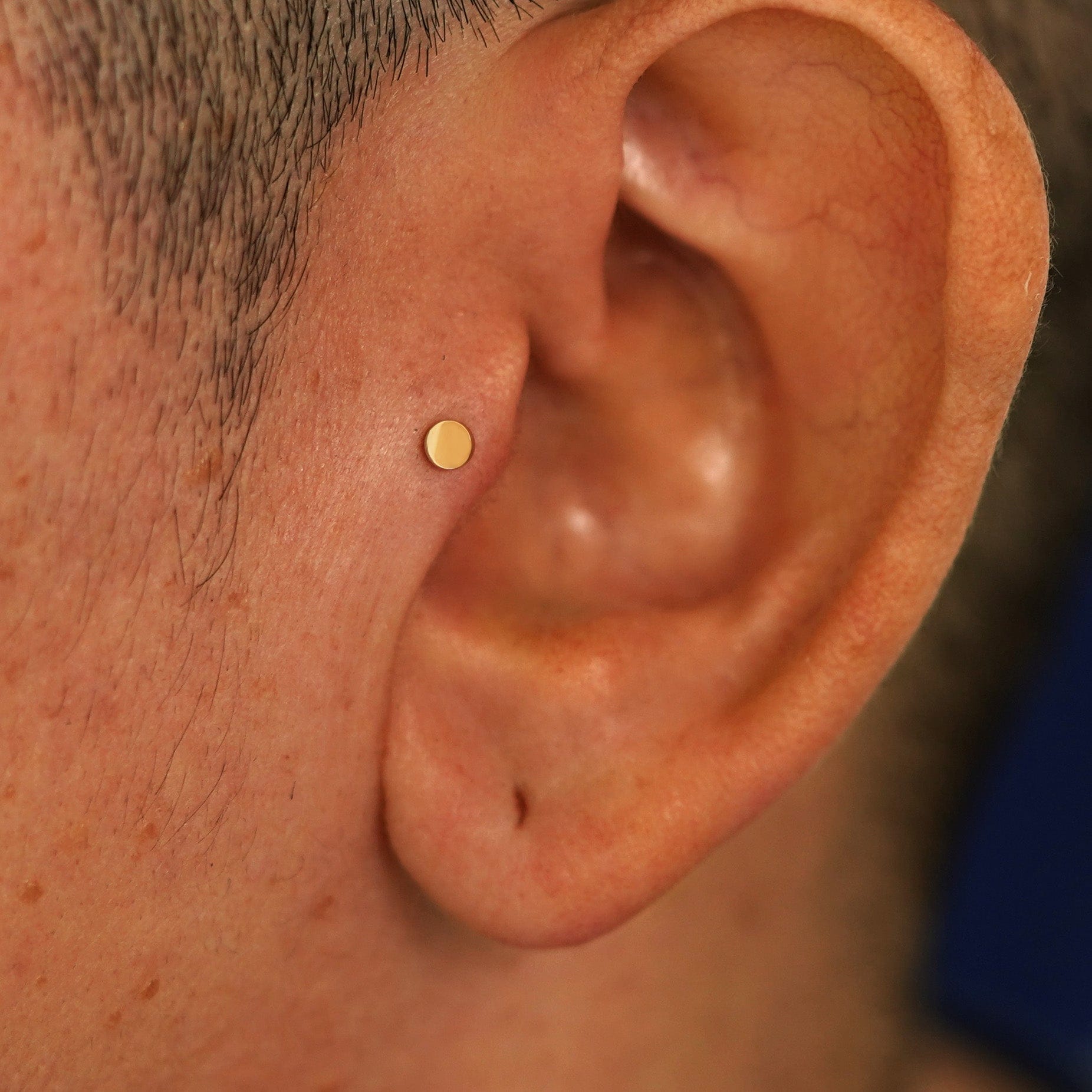 Automic Gold Studio Small Circle Flatback Piercing