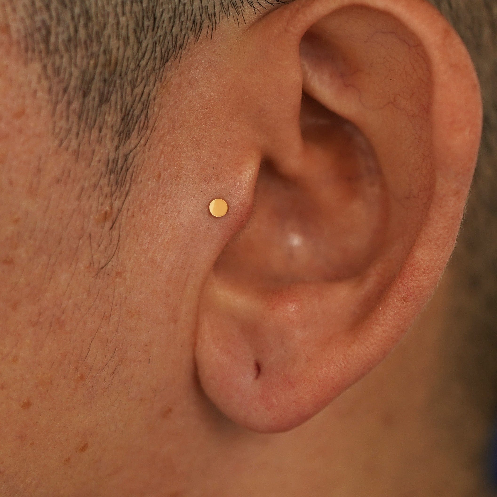 Automic Gold Studio Mini Circle Flatback Piercing