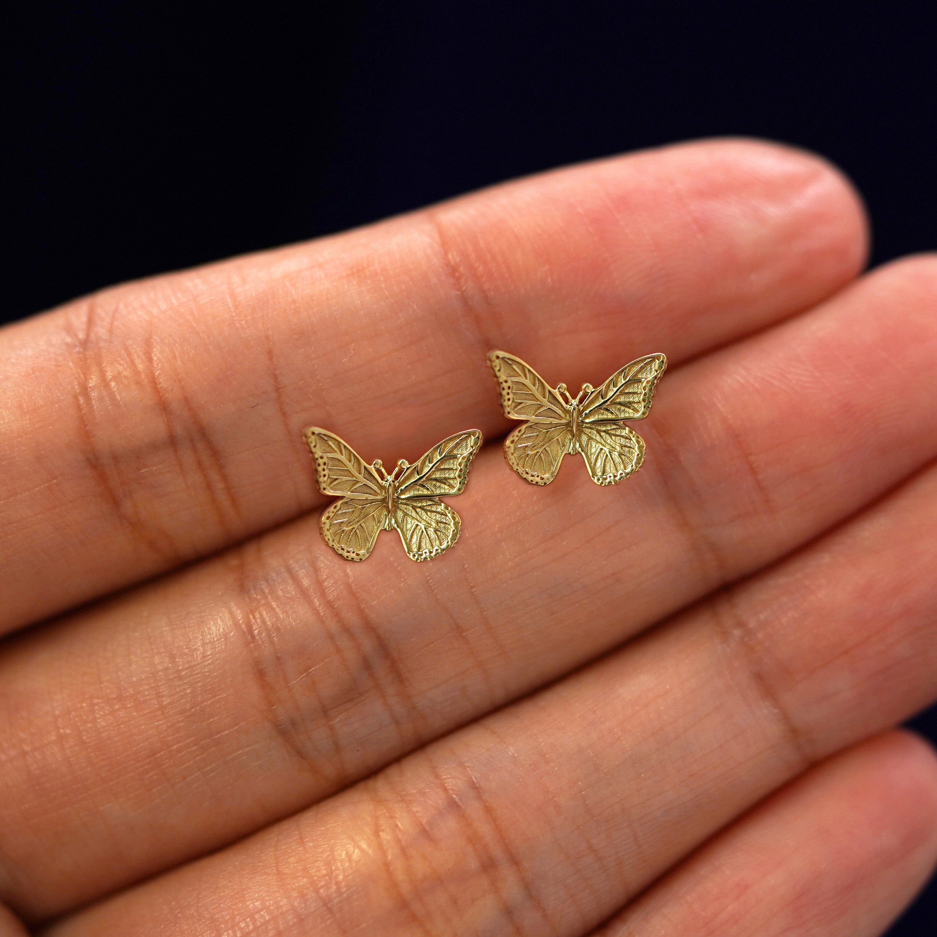 Automic Gold Studio Butterfly Earring