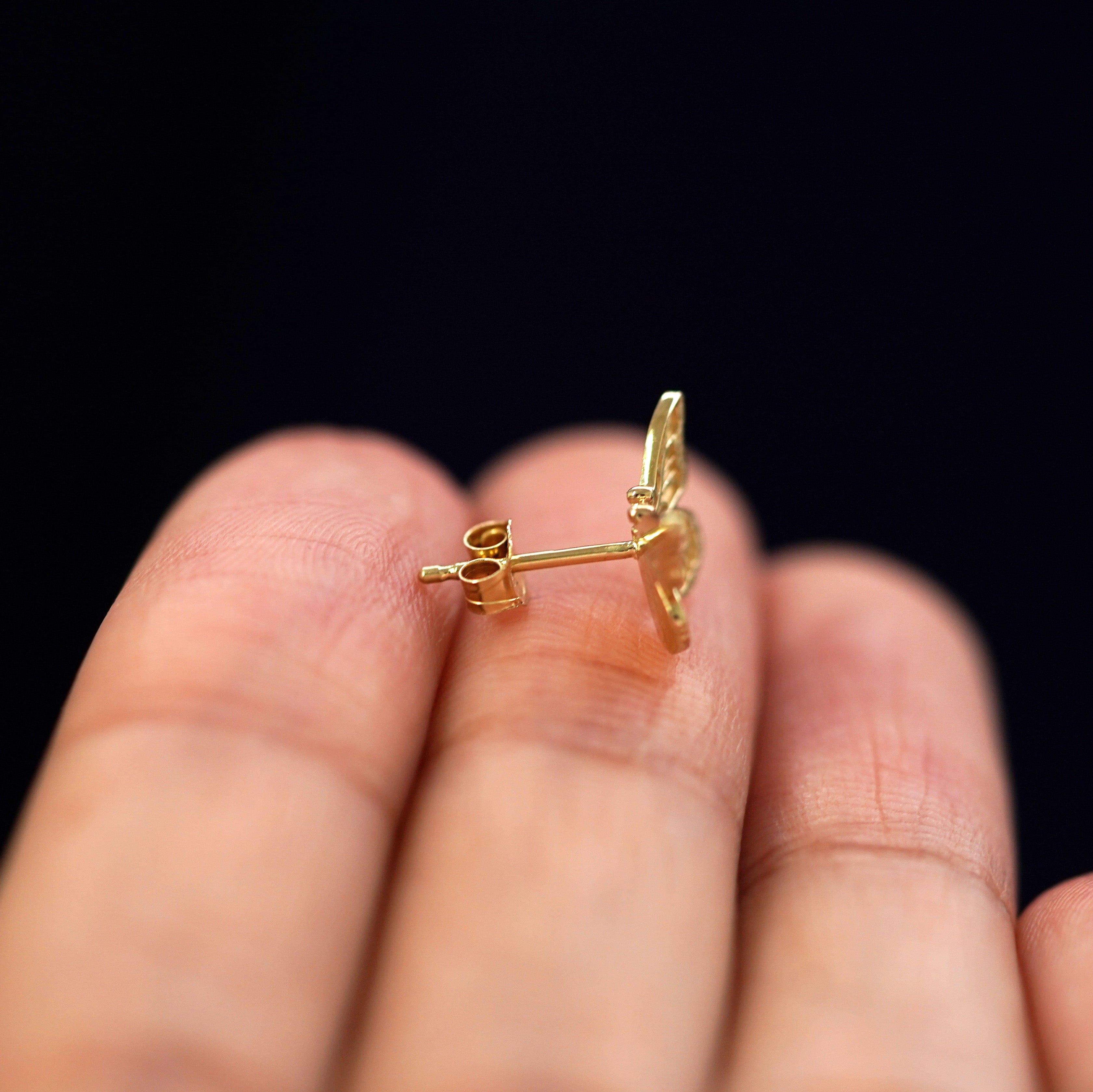 Automic Gold Studio Butterfly Earring