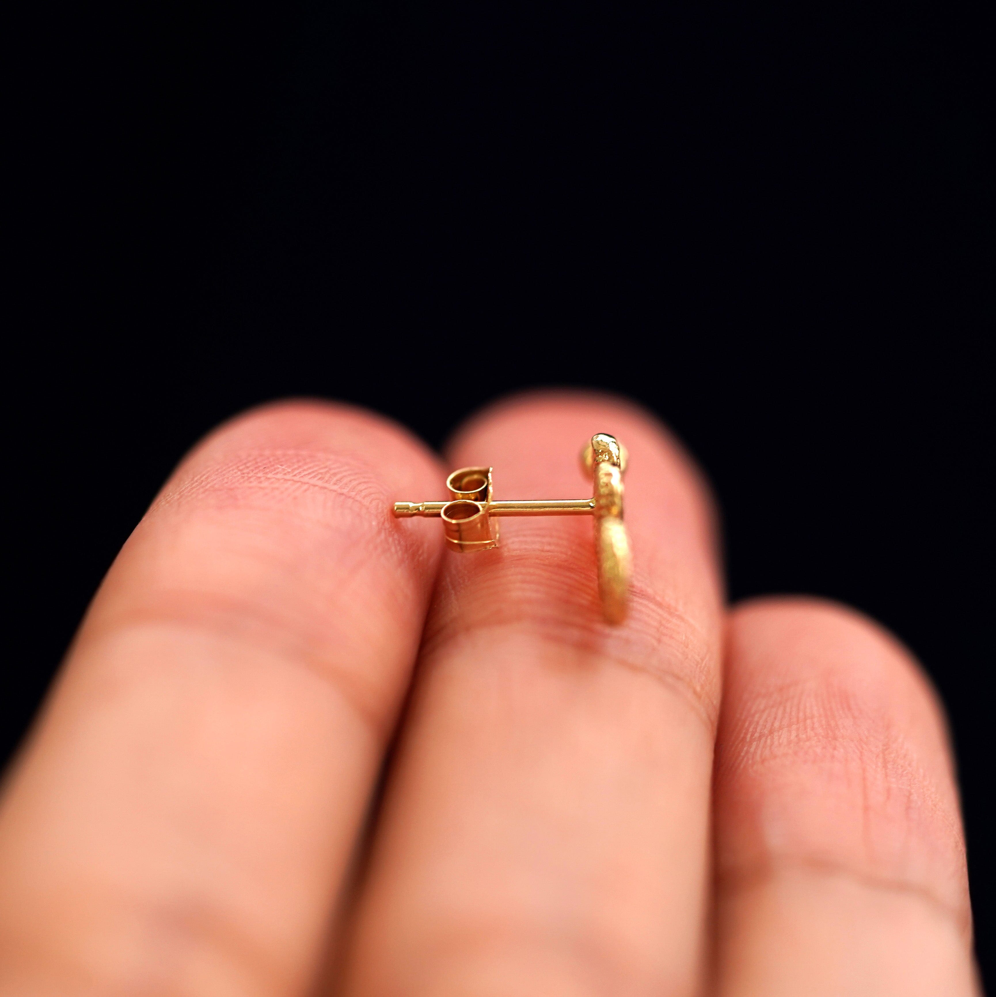 Automic Gold Studio Snake Earring