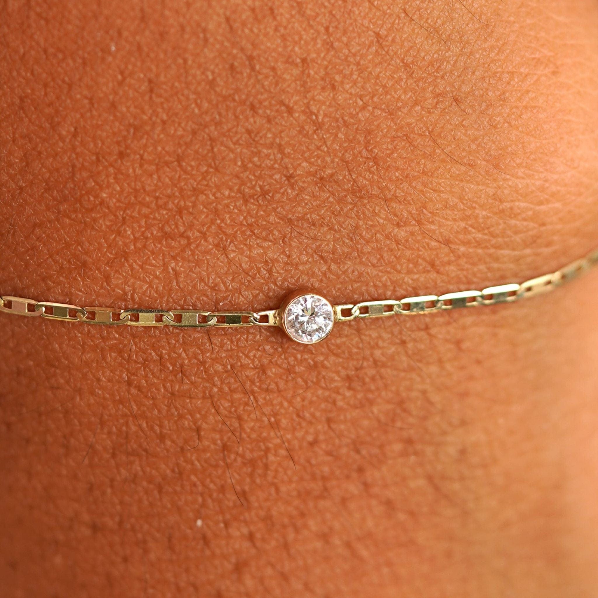 Automic Gold Studio Moissanite Bracelet