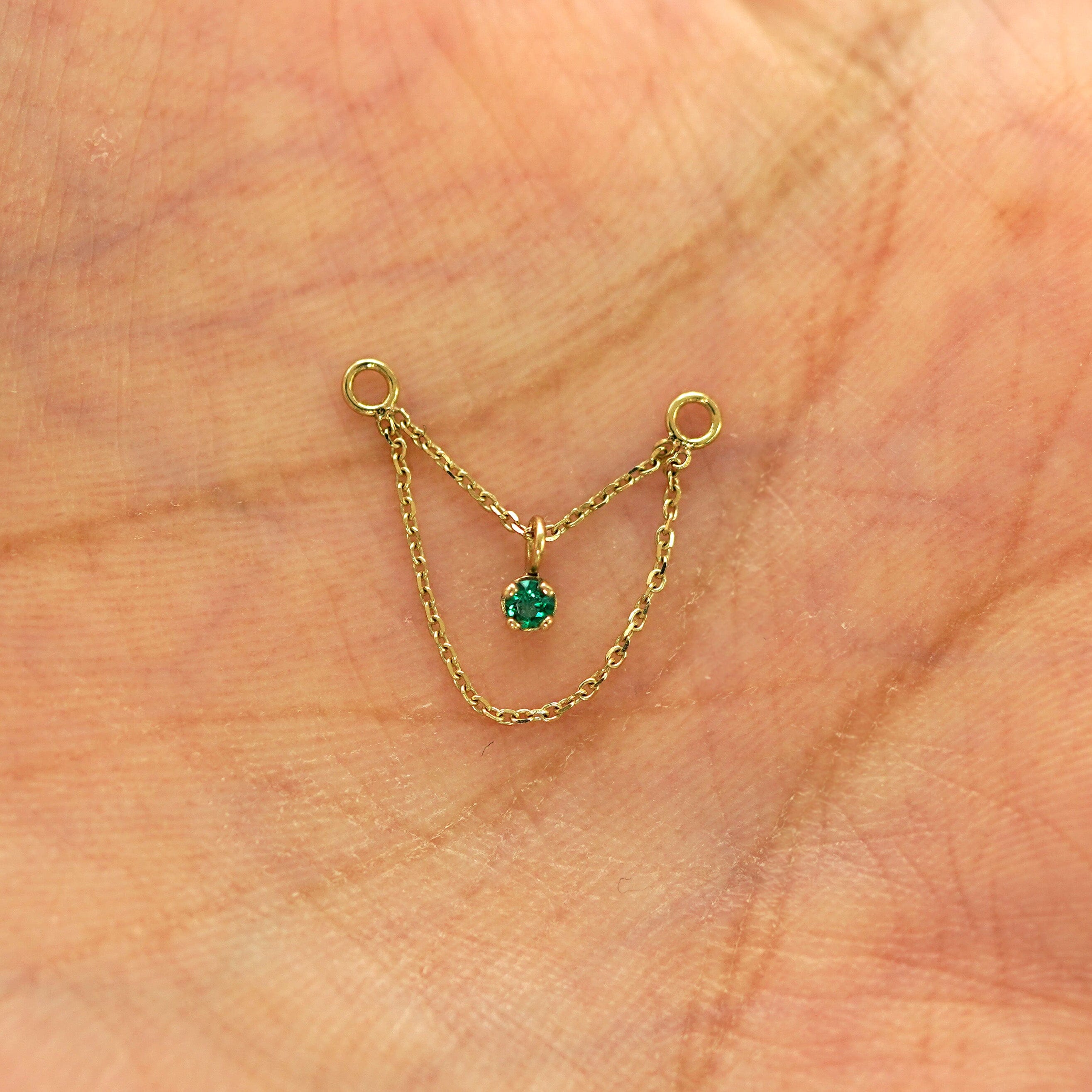 Automic Gold Studio Gemstone Cable Chain Connector