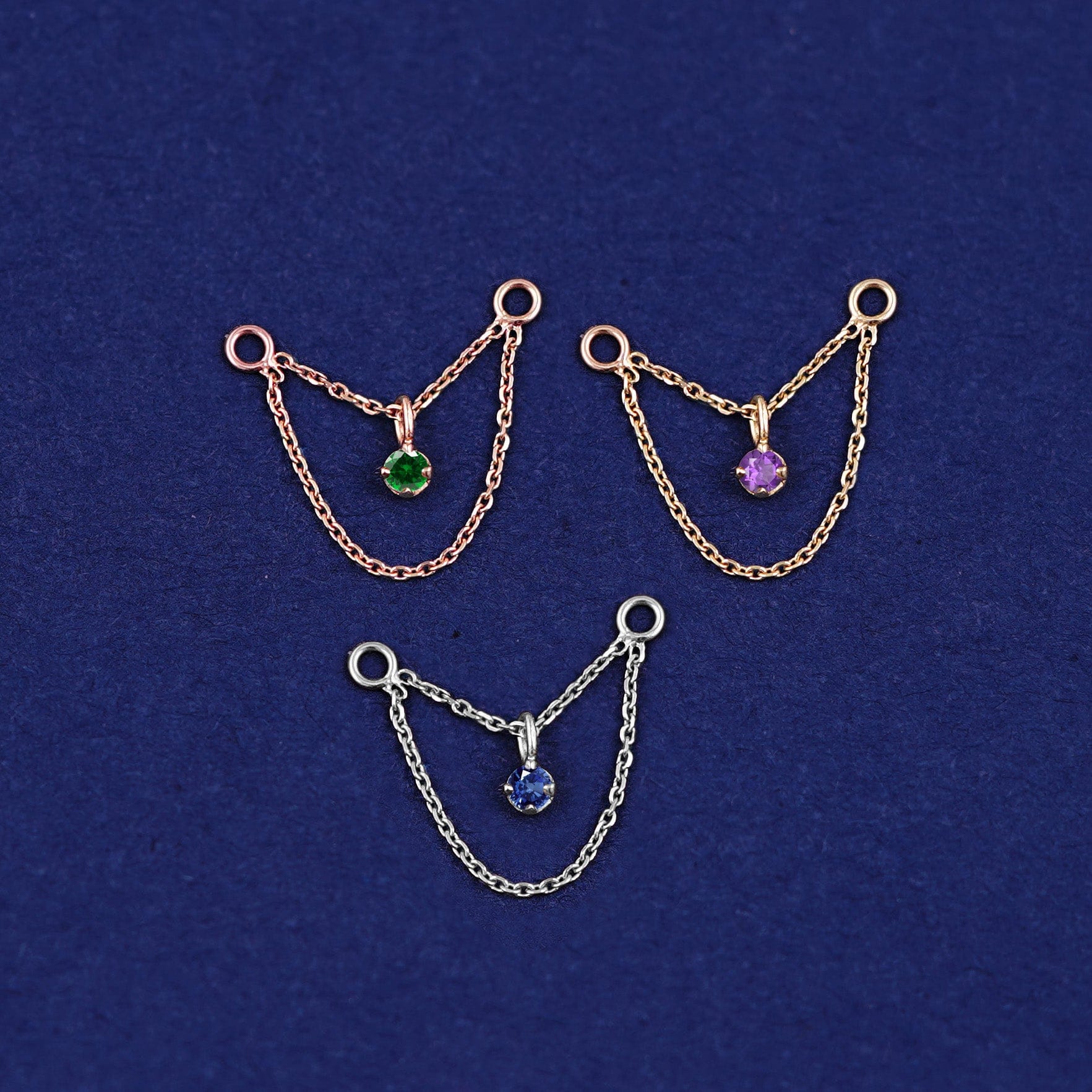 Automic Gold Studio Gemstone Cable Chain Connector
