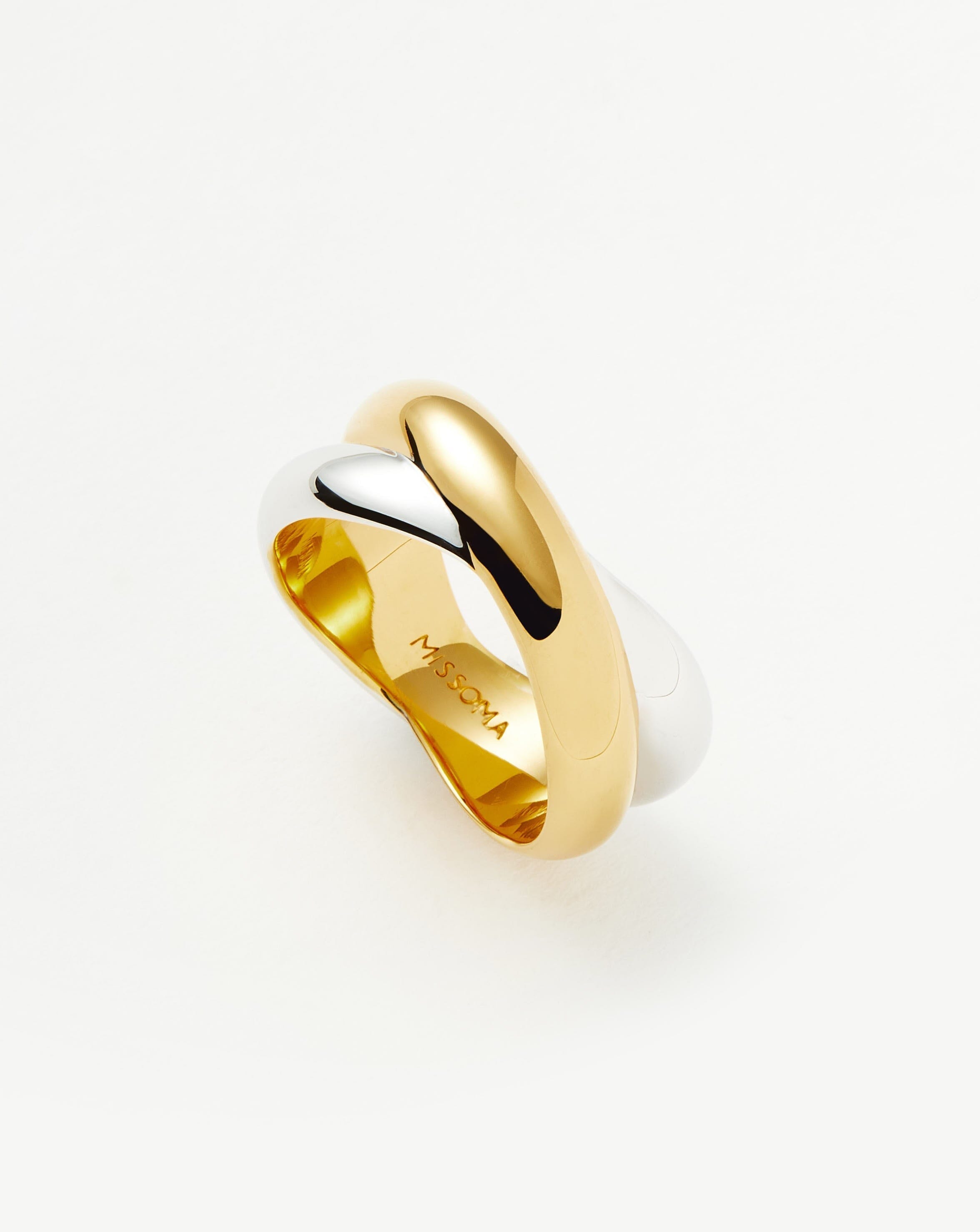 RING Lucy Williams Chunky Entwine Ring | Mixed Metal