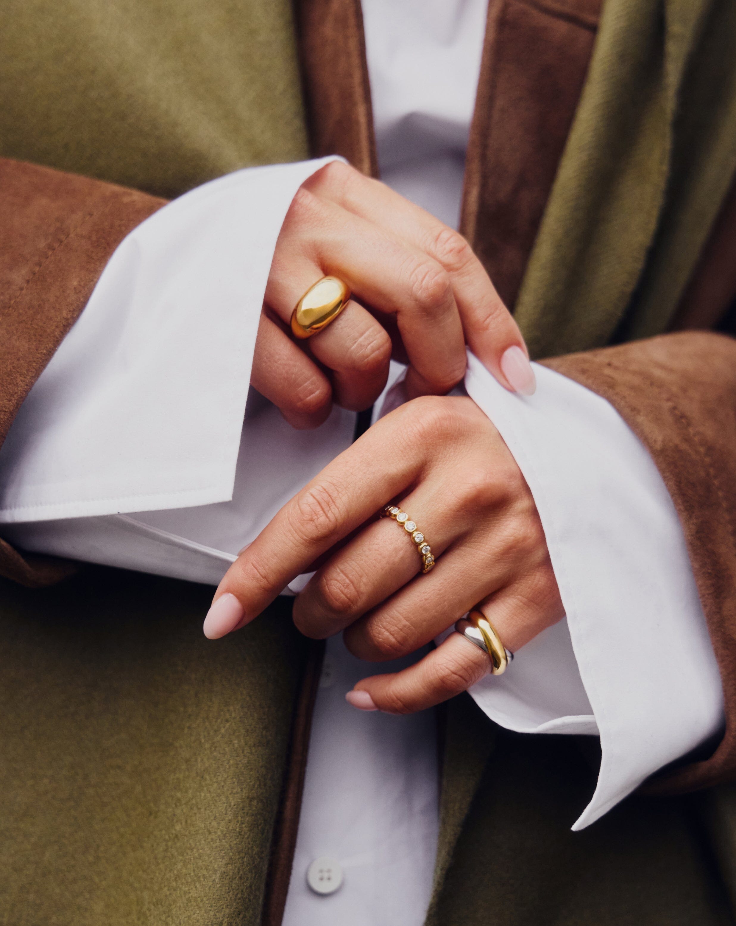 RING Lucy Williams Chunky Entwine Ring | Mixed Metal