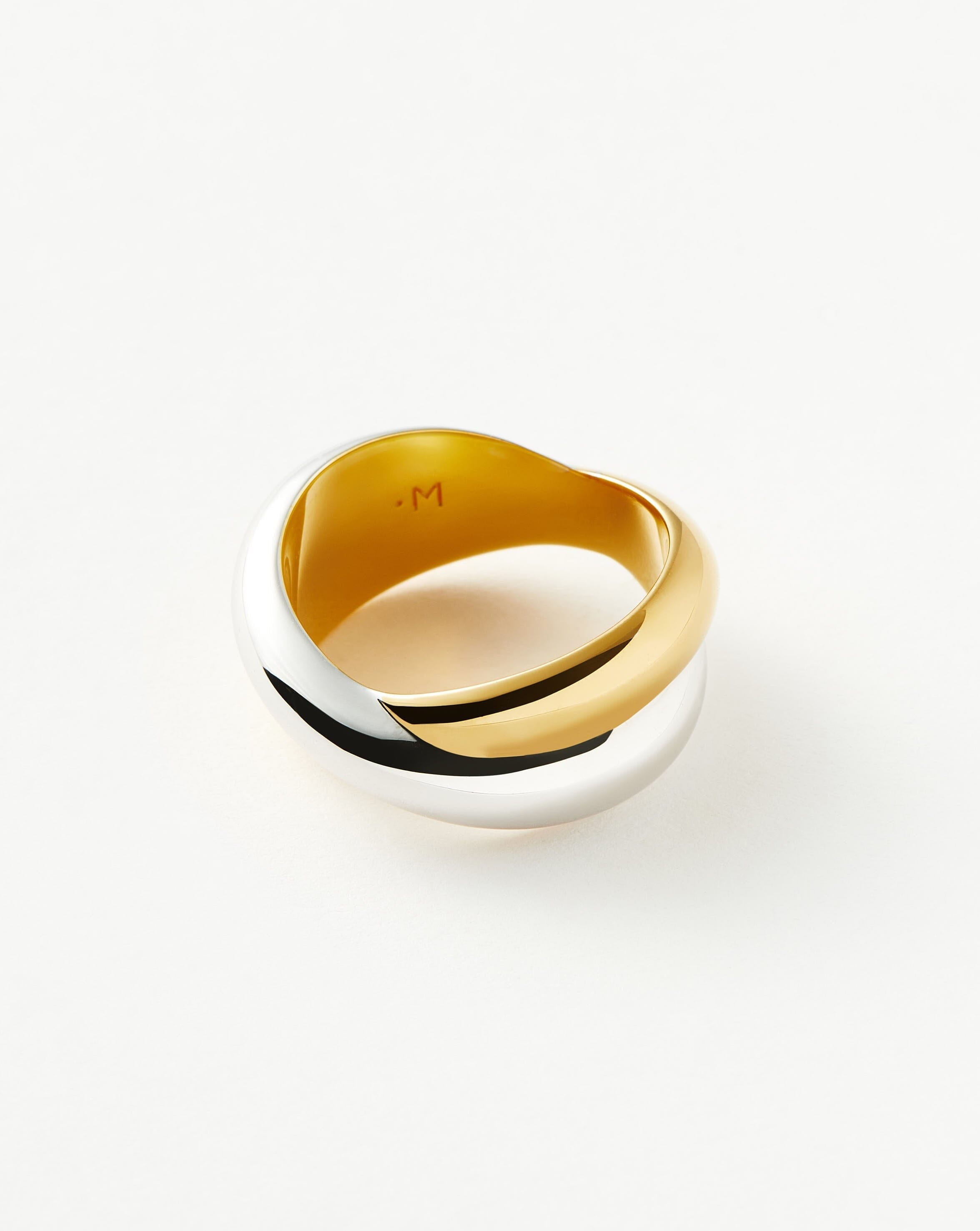RING Lucy Williams Chunky Entwine Ring | Mixed Metal
