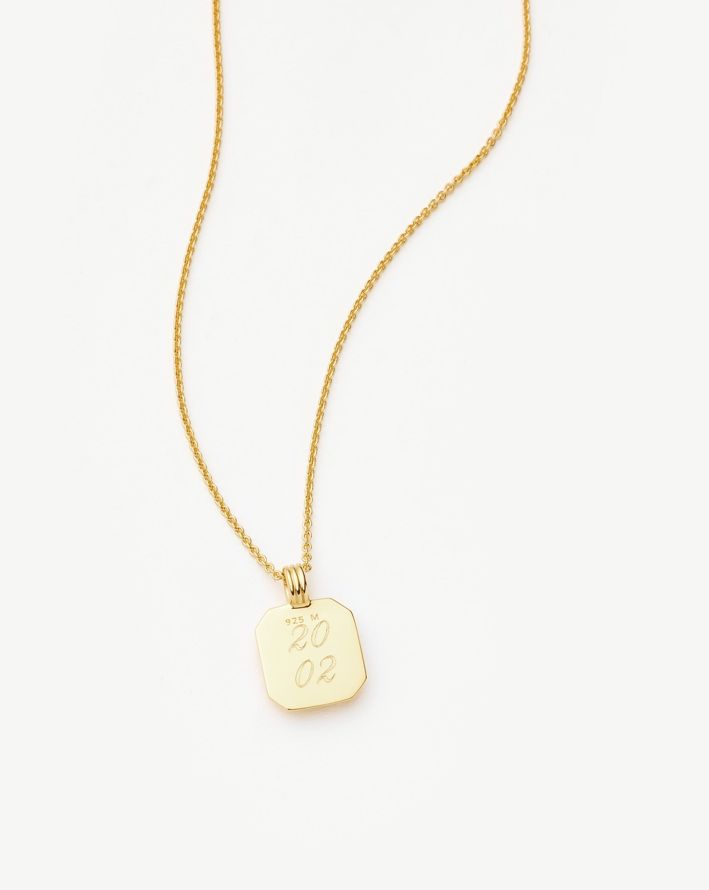 April Birthstone Pendant Necklace | 18ct Gold Vermeil/Crystal