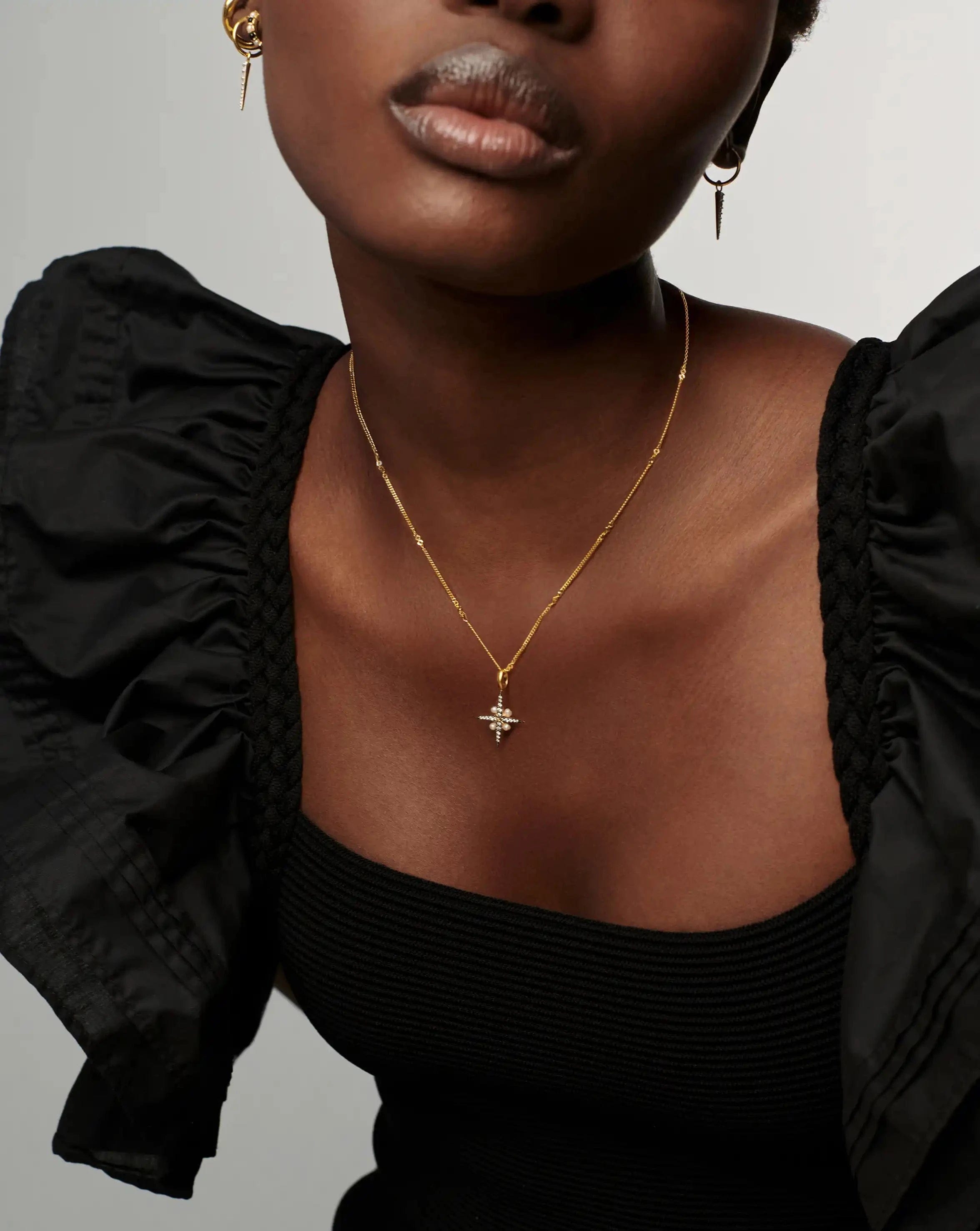 Pearl Harris Reed North Star Pearl Necklace | Gold/Pearl