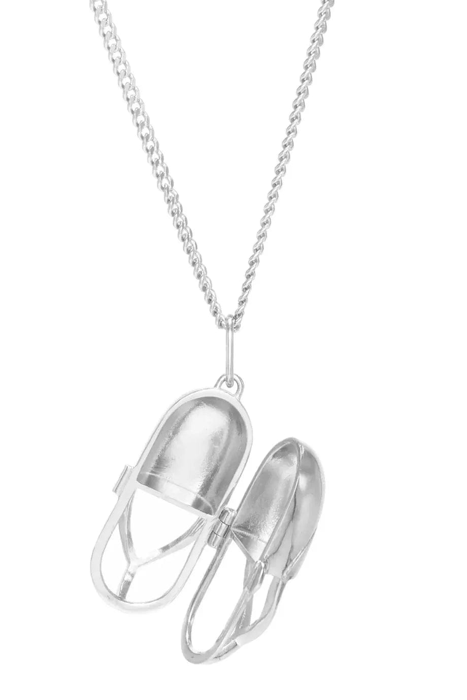 Capsule Eleven Capsule Crystal Pendant Necklace in Silver