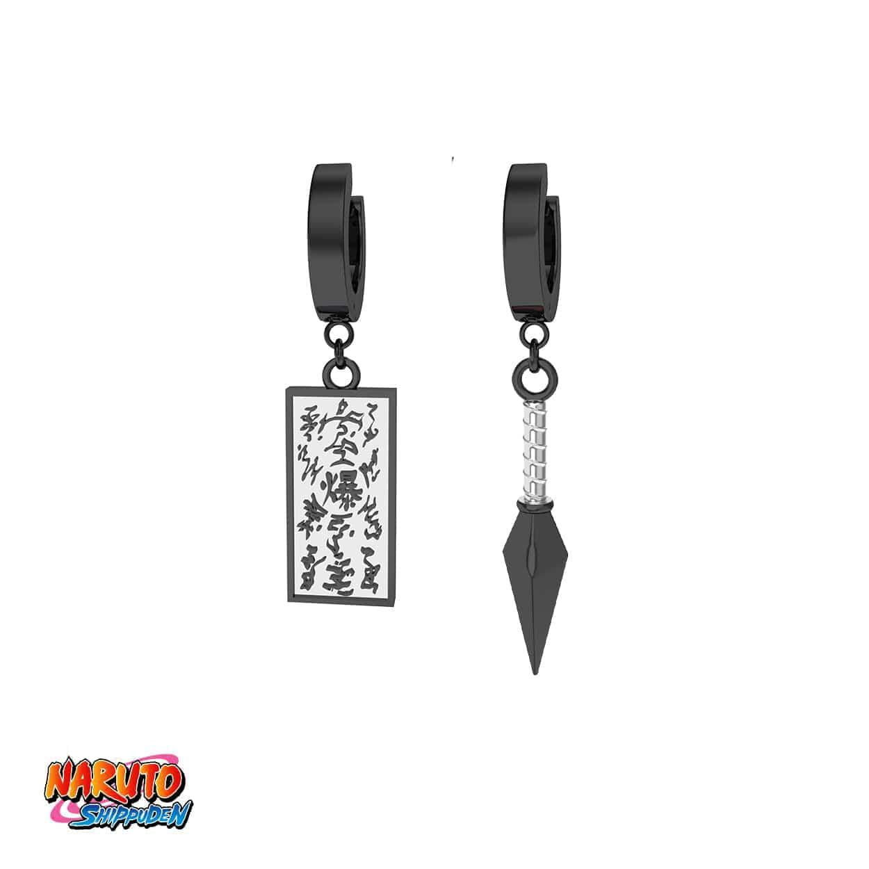 Misterverse Naruto™ Paper Bomb Kunai Earrings