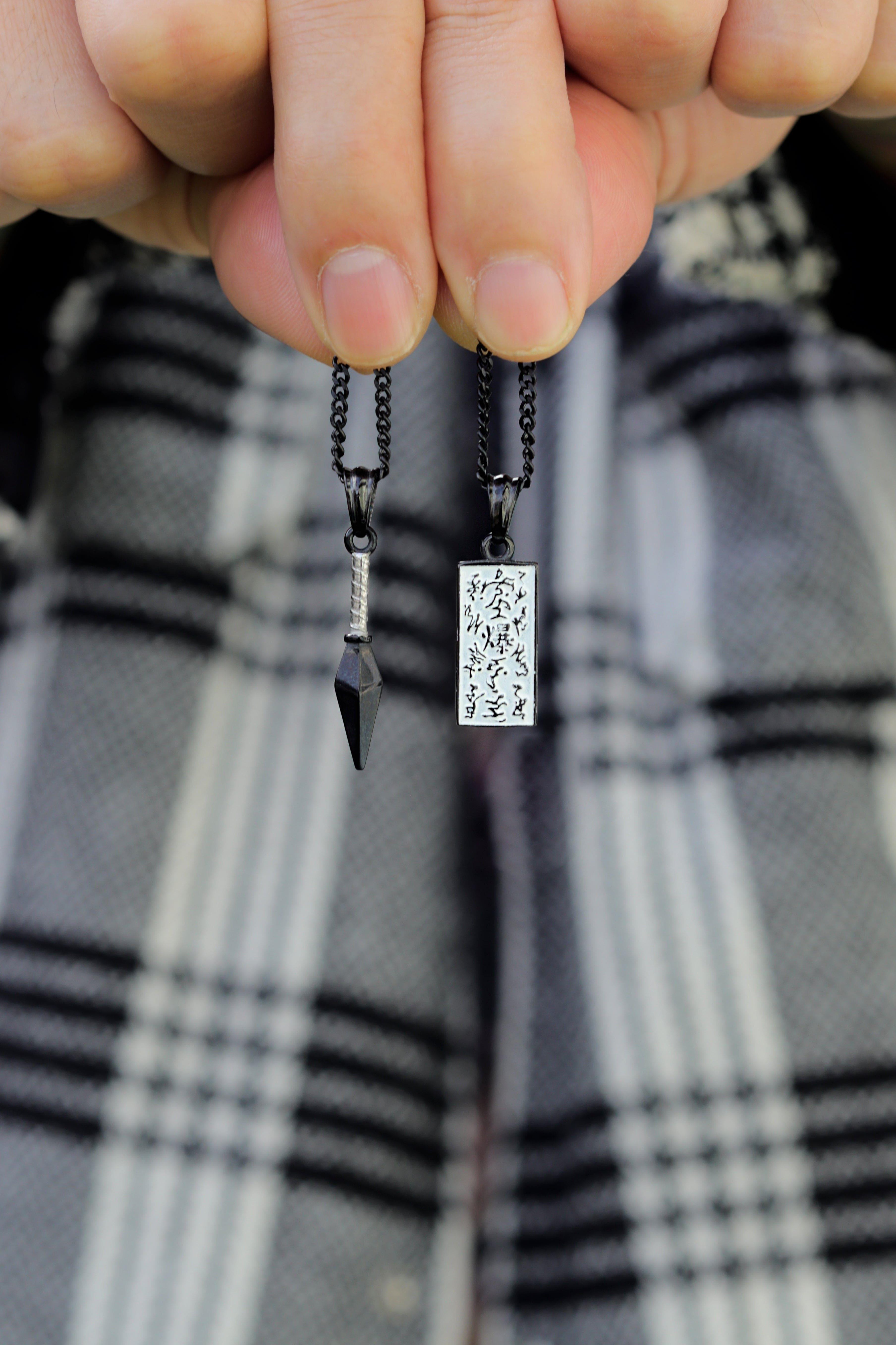 Misterverse Naruto™ Paper Bomb Kunai Earrings