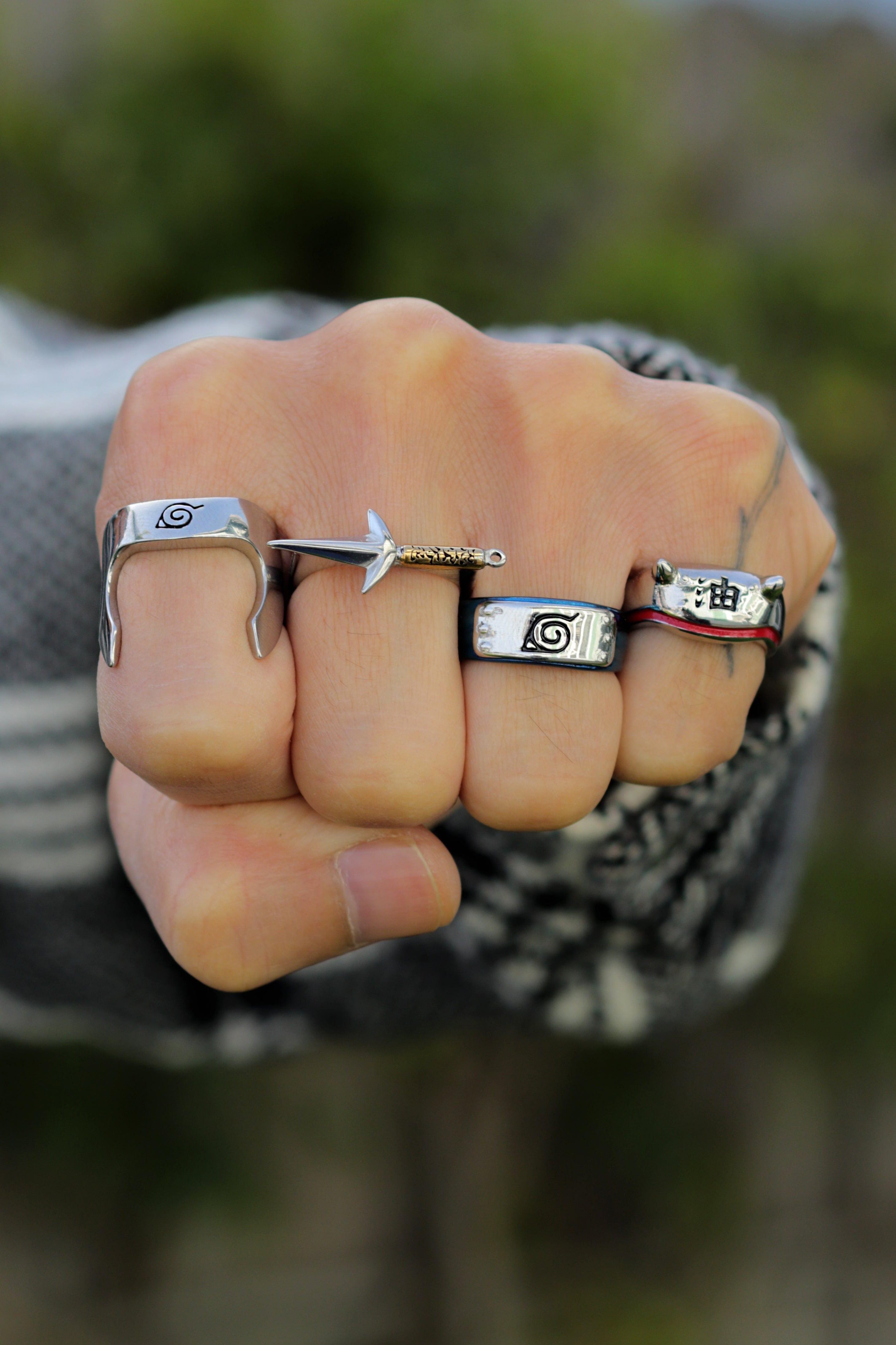 Misterverse Naruto™ Tobirama Senju Mask Ring