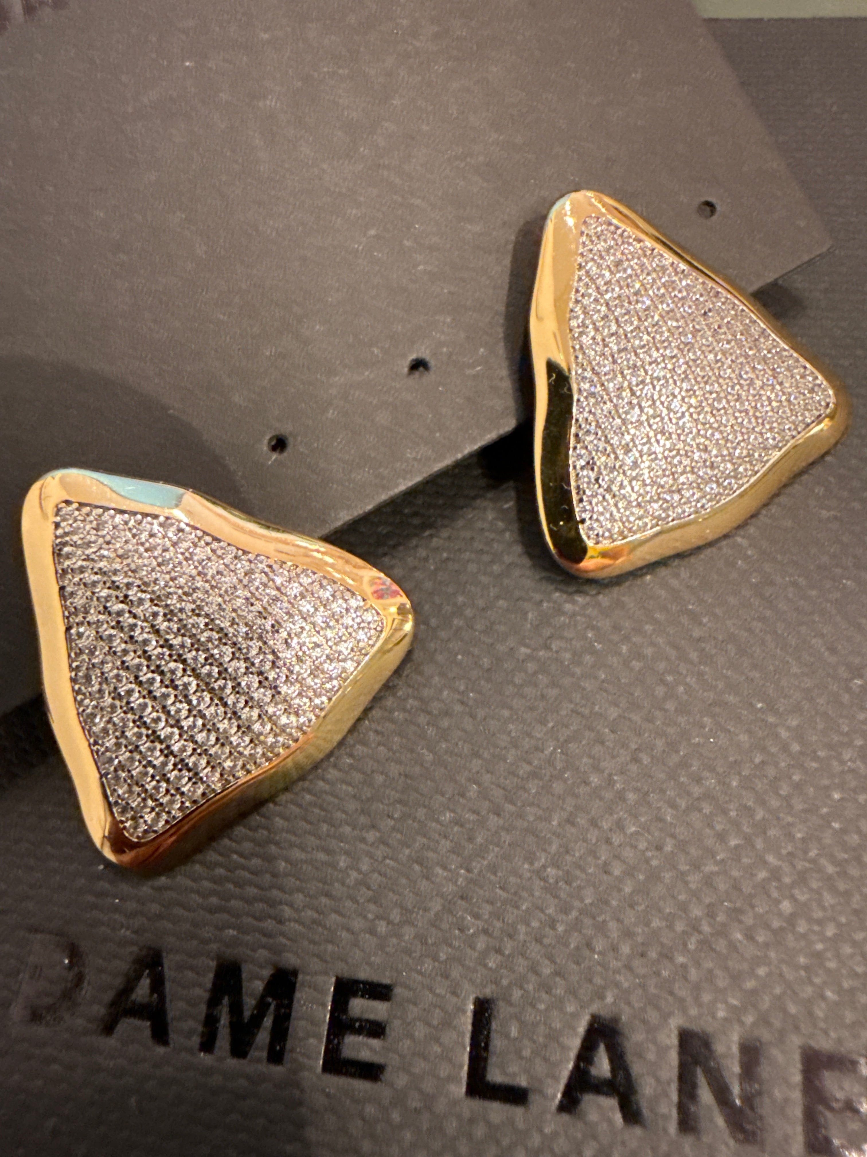 One Dame Lane Chiara Gold Earrings