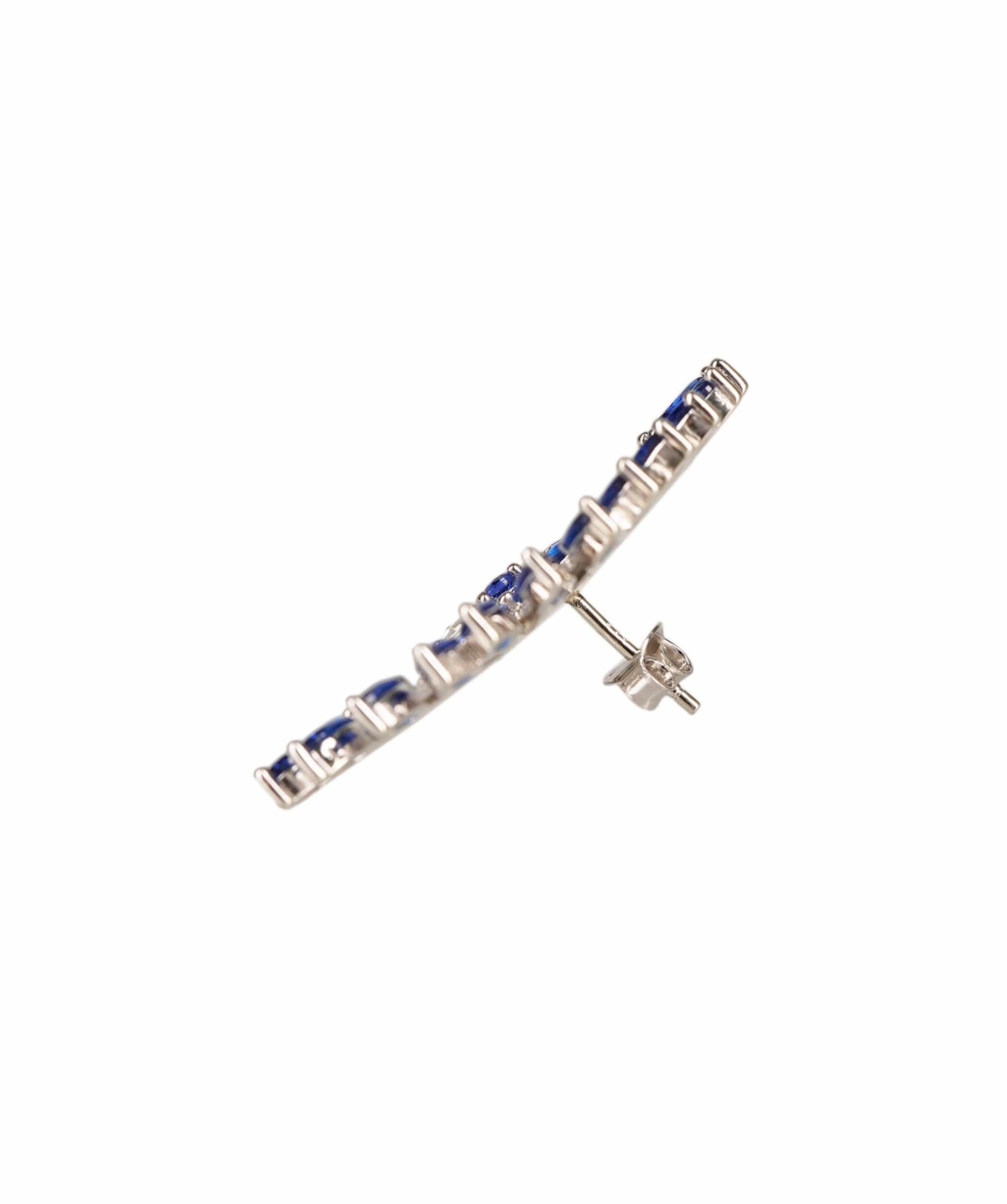 Blue The Hilary Earring | Diamonte Blue Earrings ALL1151