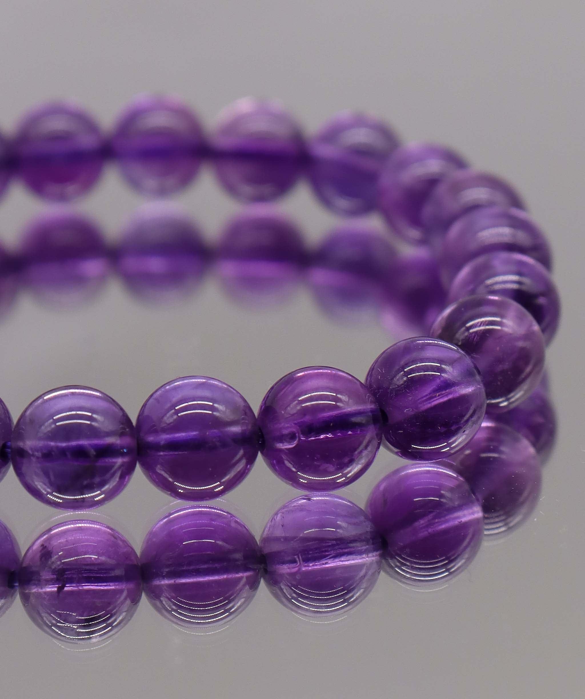 Luxury Promise 86ct Amethyst Bracelet D8.2 mm - 8.4 mm DXBCS2228