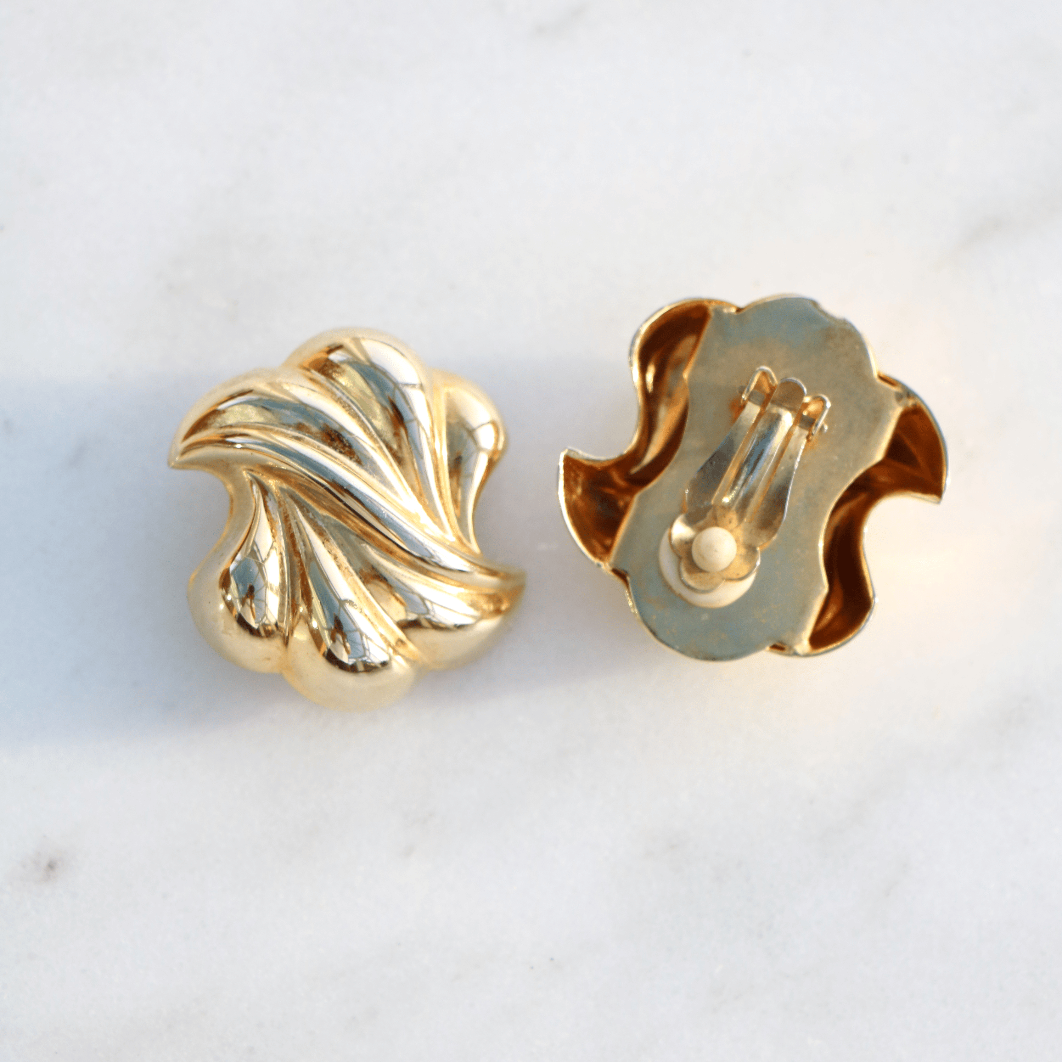 Willowfinejewellery Vintage large statement earrings