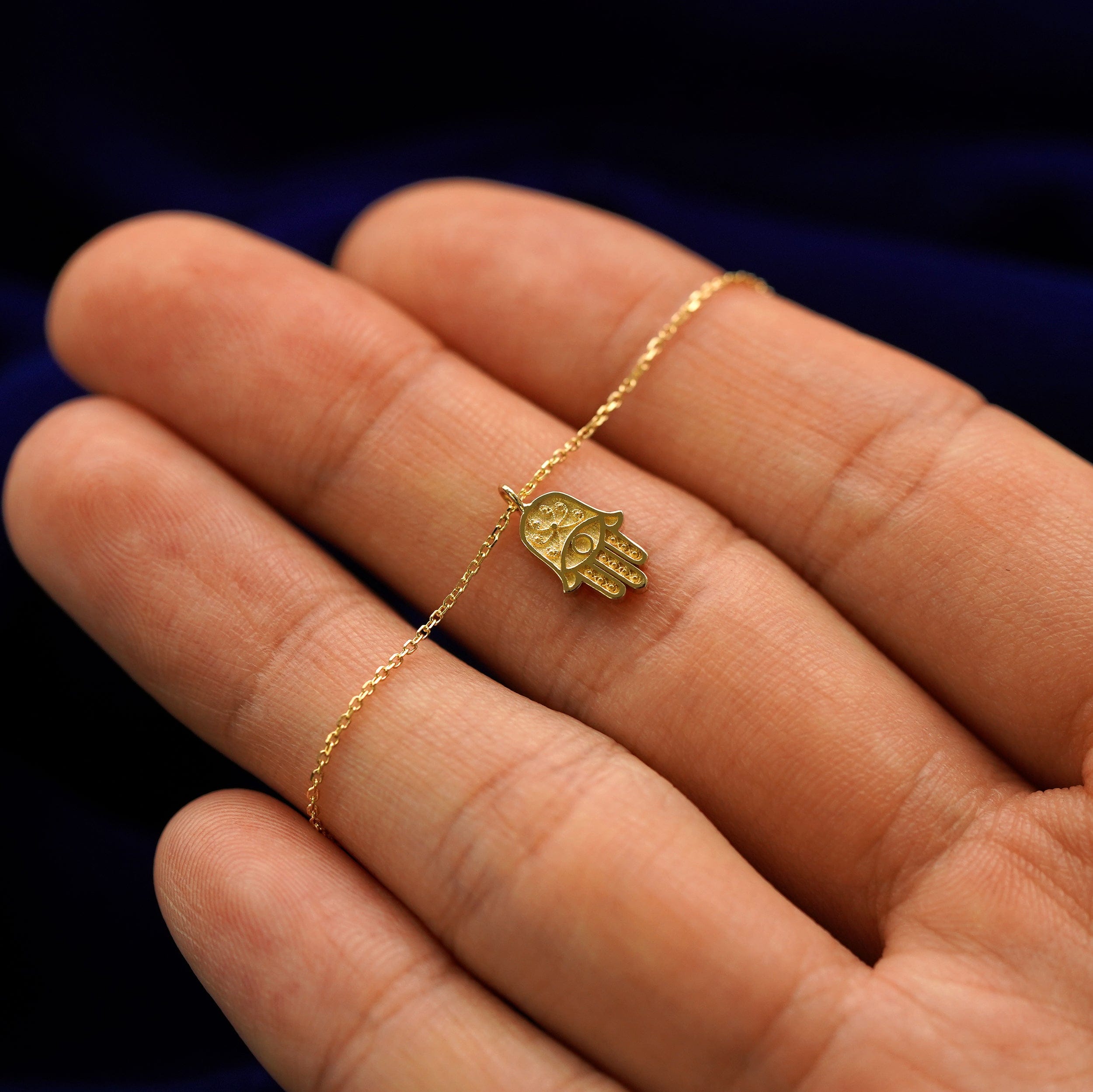 Automic Gold Studio Hamsa Necklace