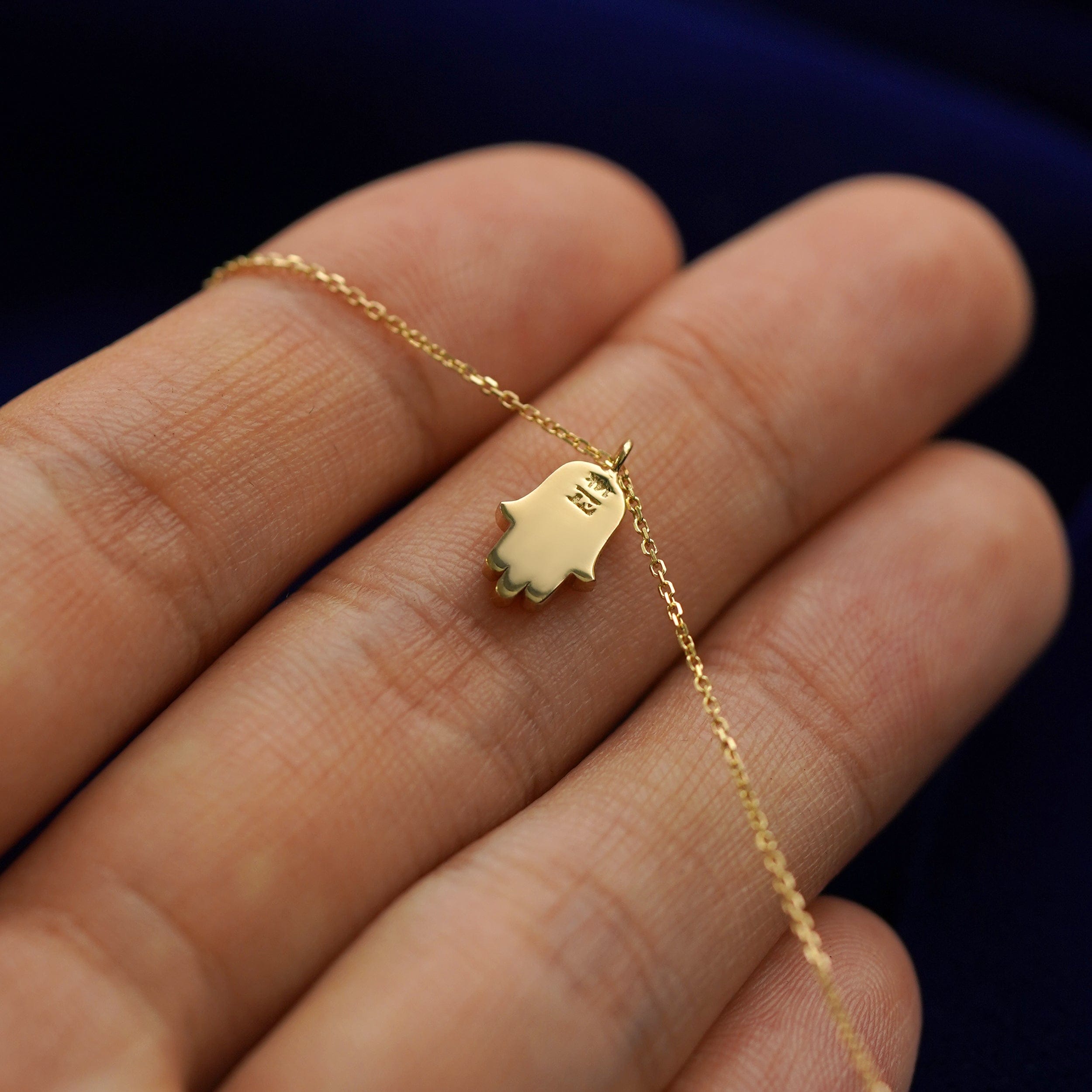 Automic Gold Studio Hamsa Necklace