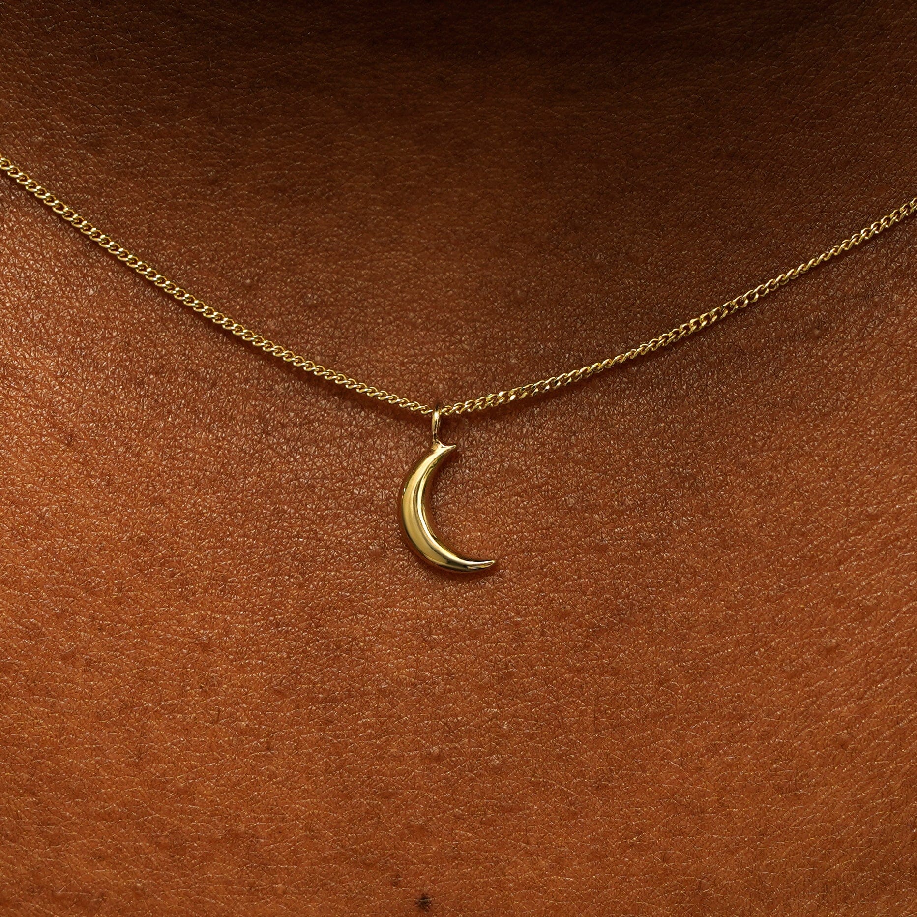 Automic Gold Studio Moon Necklace