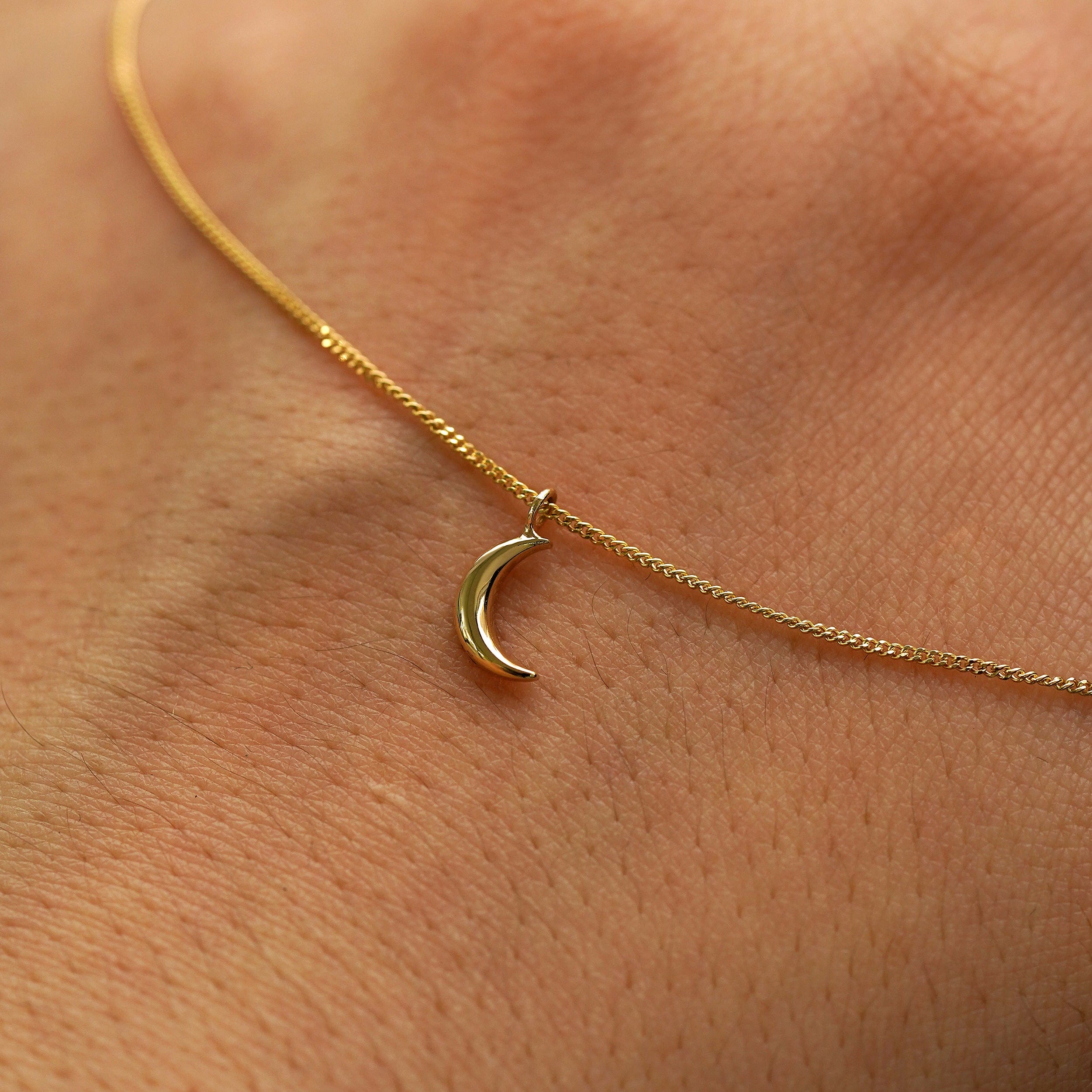 Automic Gold Studio Moon Necklace