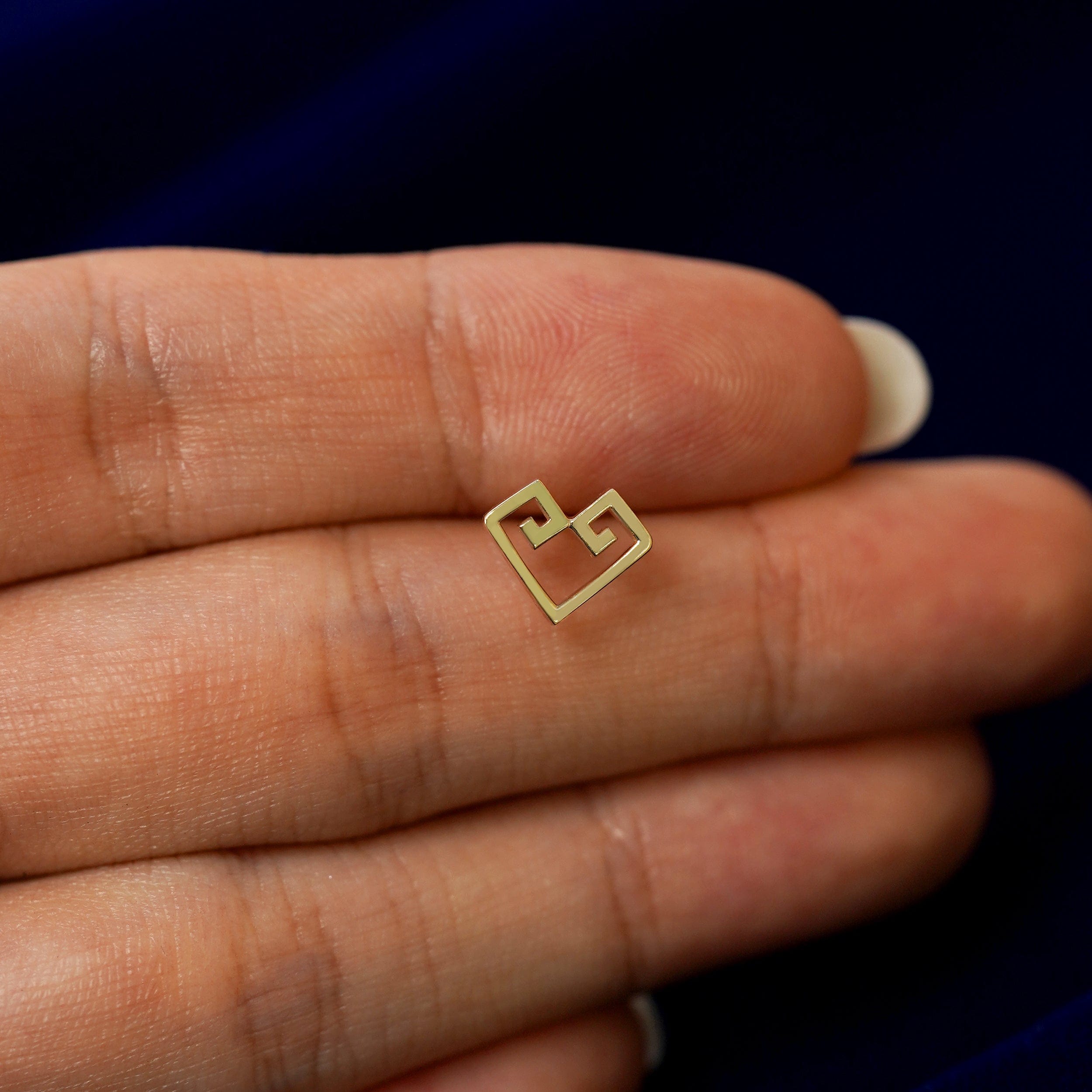 Automic Gold Studio Chere Heart Earring
