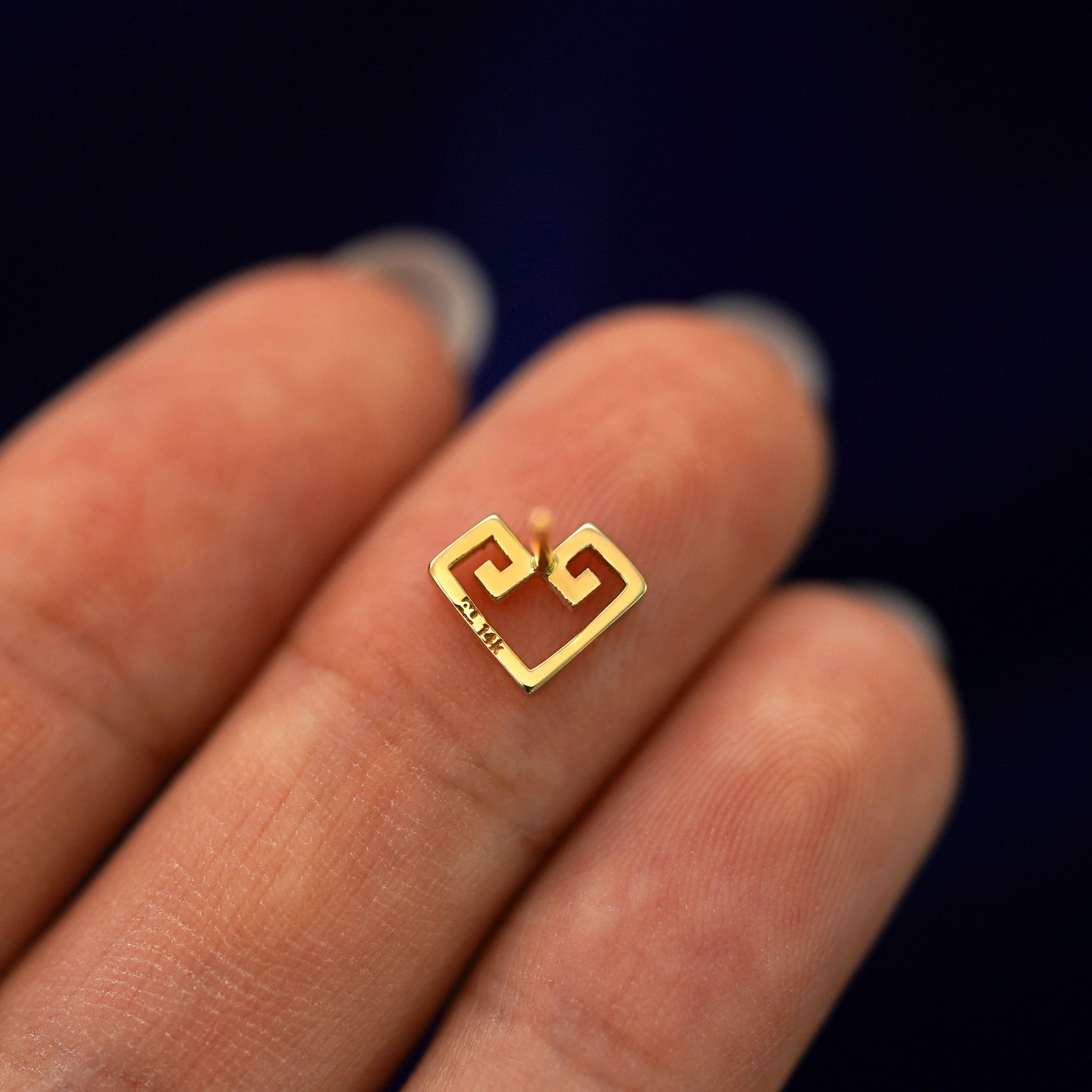 Automic Gold Studio Chere Heart Earring