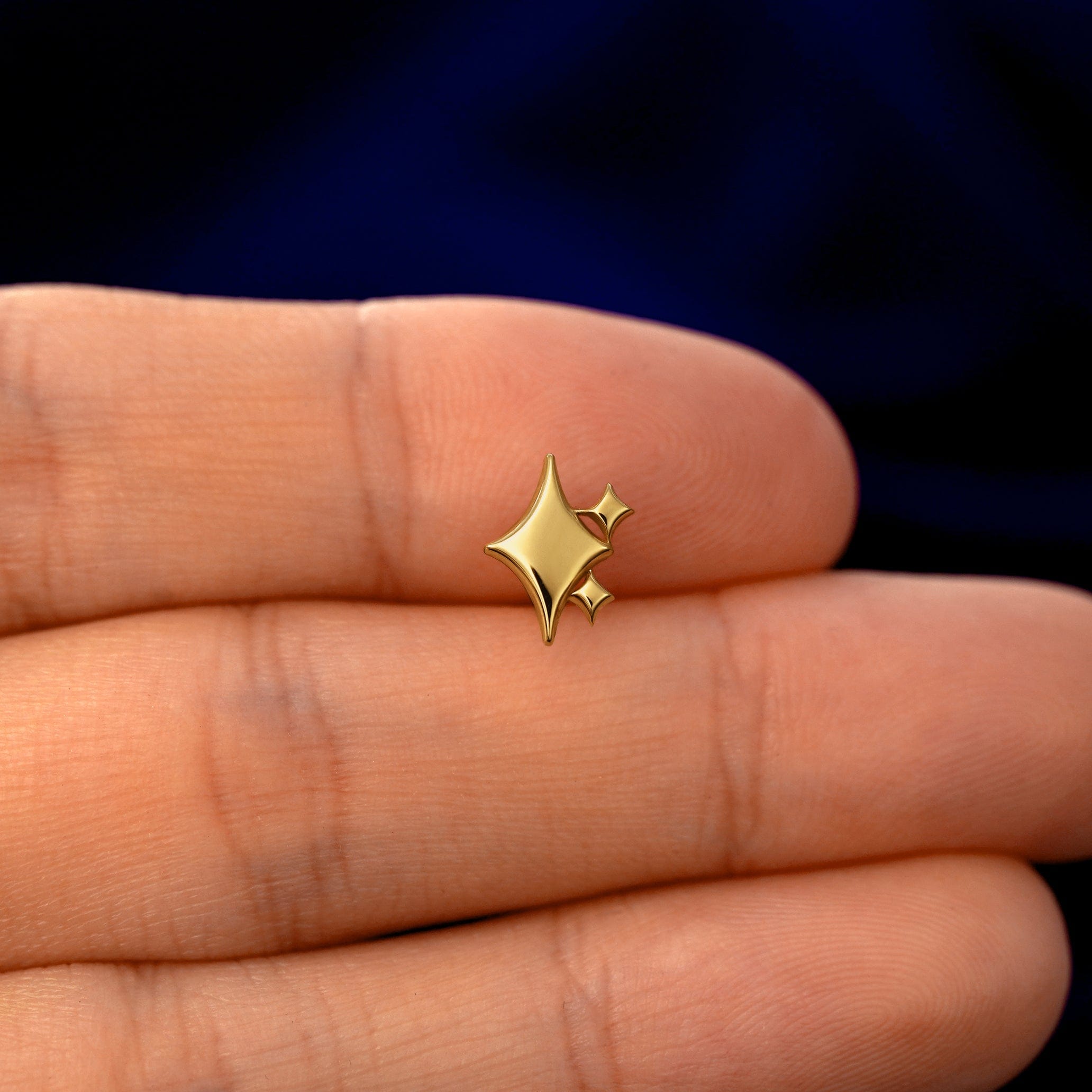 Automic Gold Studio Sparkly Emoji Earring