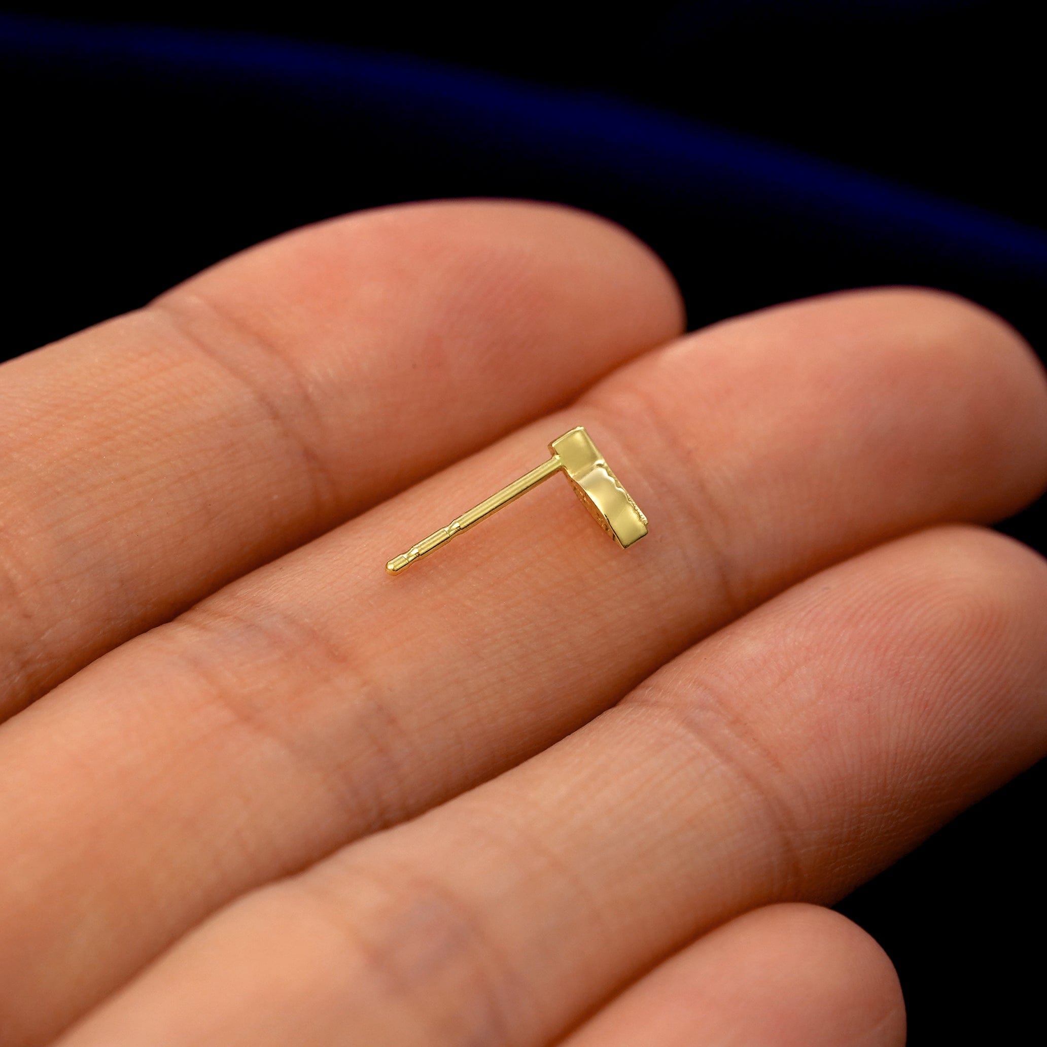 Automic Gold Studio Mini Leaf Earring