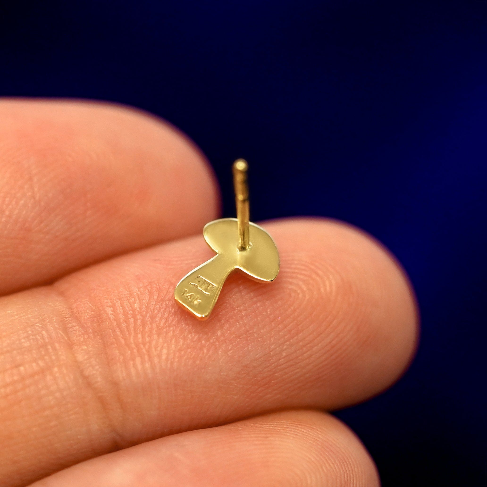 Automic Gold Studio Mushroom Earring
