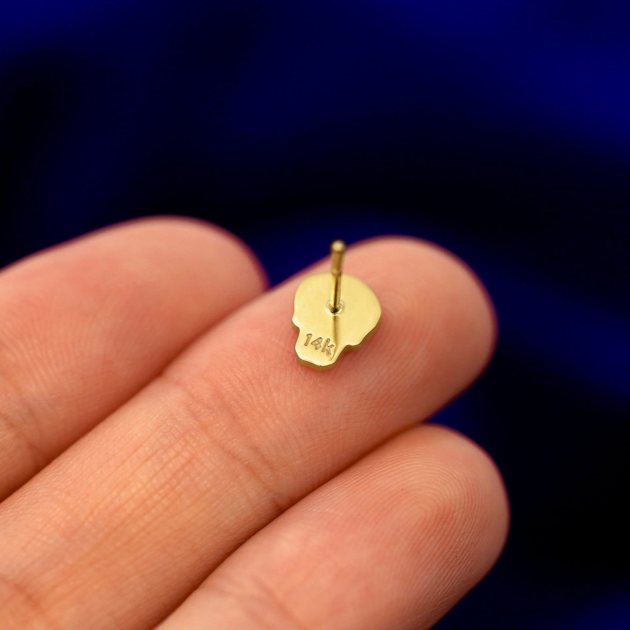 Automic Gold Studio Skull Earring
