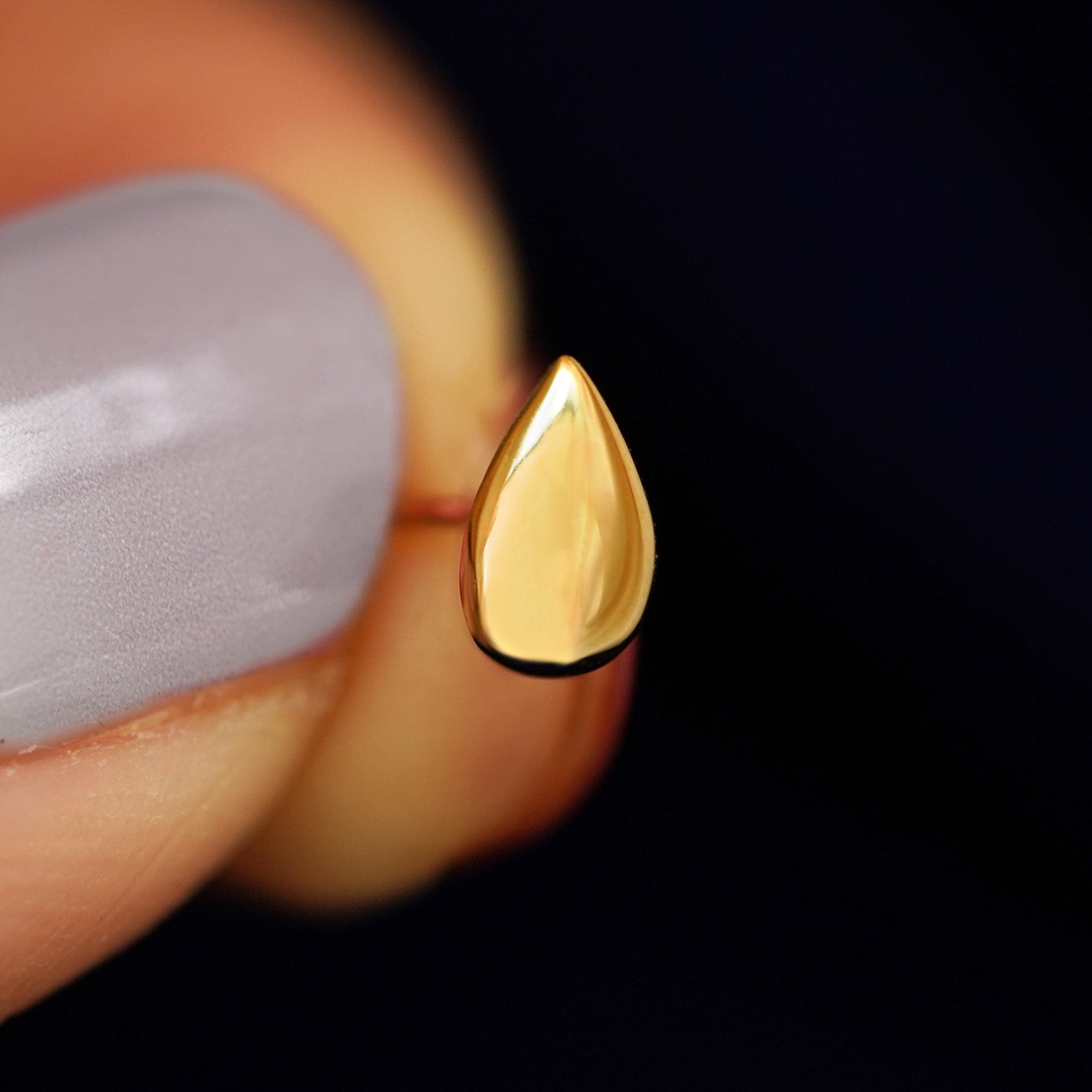 Automic Gold Studio Teardrop Earring